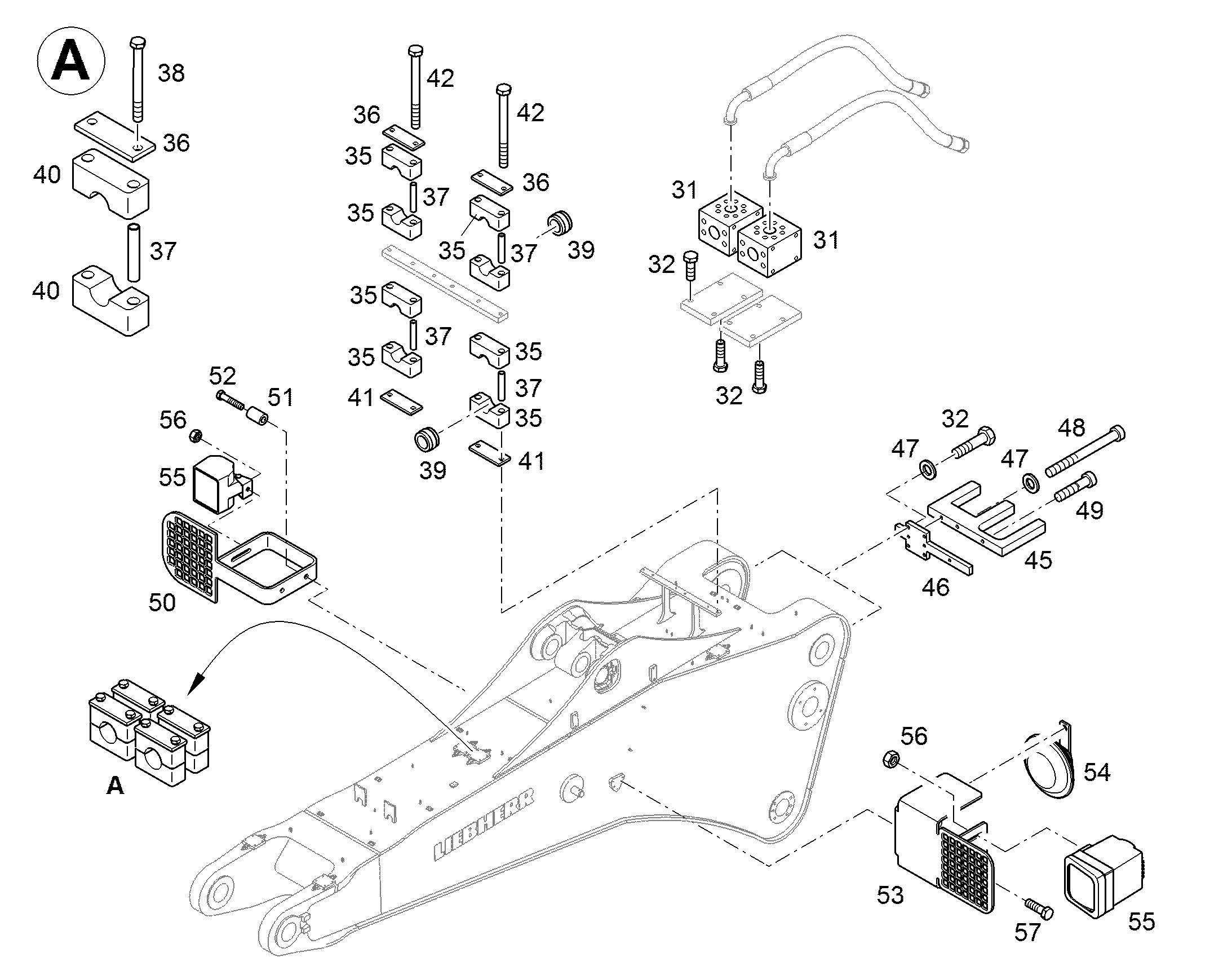 КОНСОЛЬ 10389034 LIEBHERR
