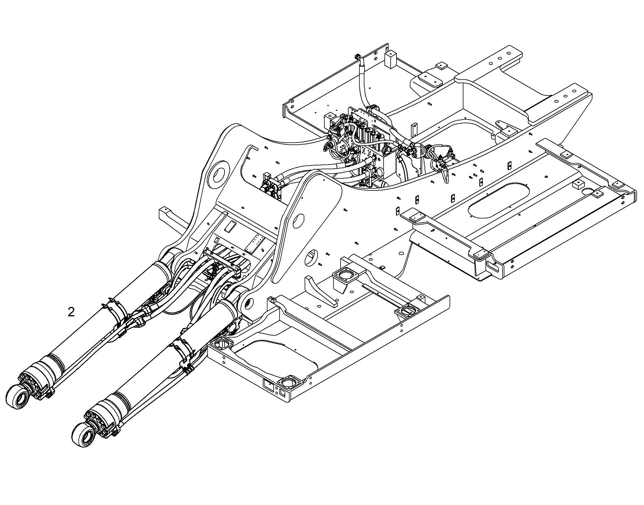 ЦИЛИНДР ПОДЪЕМНЫЙ 10080214 LIEBHERR