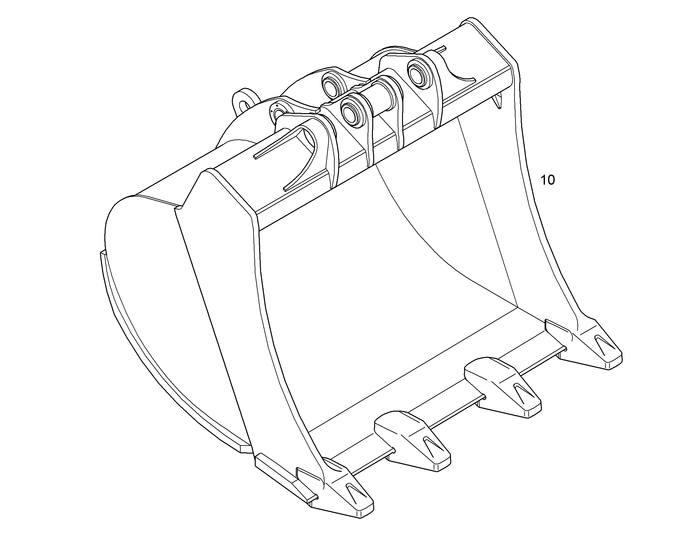 ЛОПАТА ОБРАТНАЯ 10086296 LIEBHERR