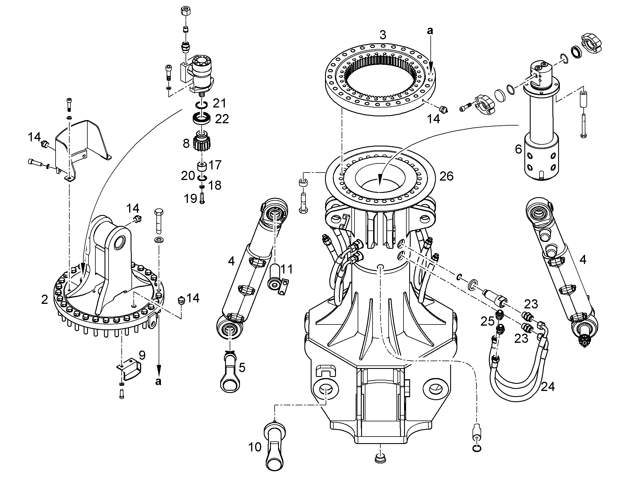 СОЕДИНЕНИЕ ПОВОРОТНОЕ 10293534 LIEBHERR