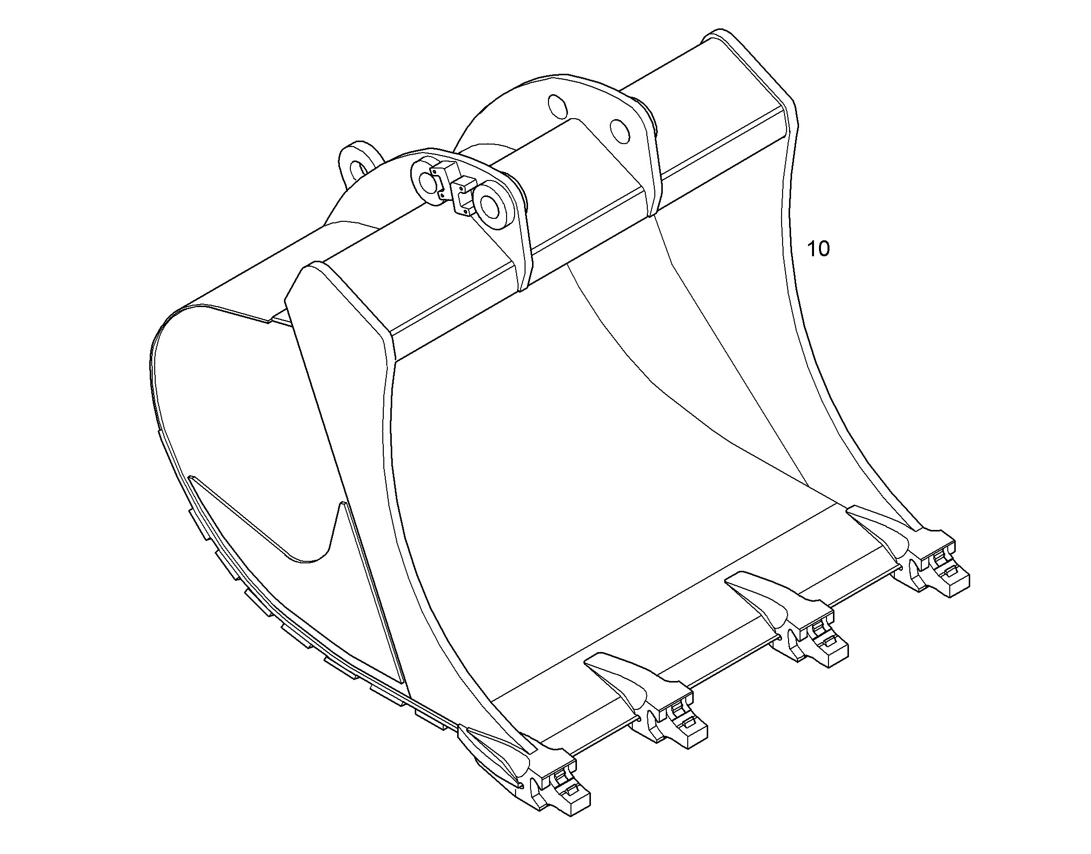 ЛОПАТА ОБРАТНАЯ HDL 10083932 LIEBHERR