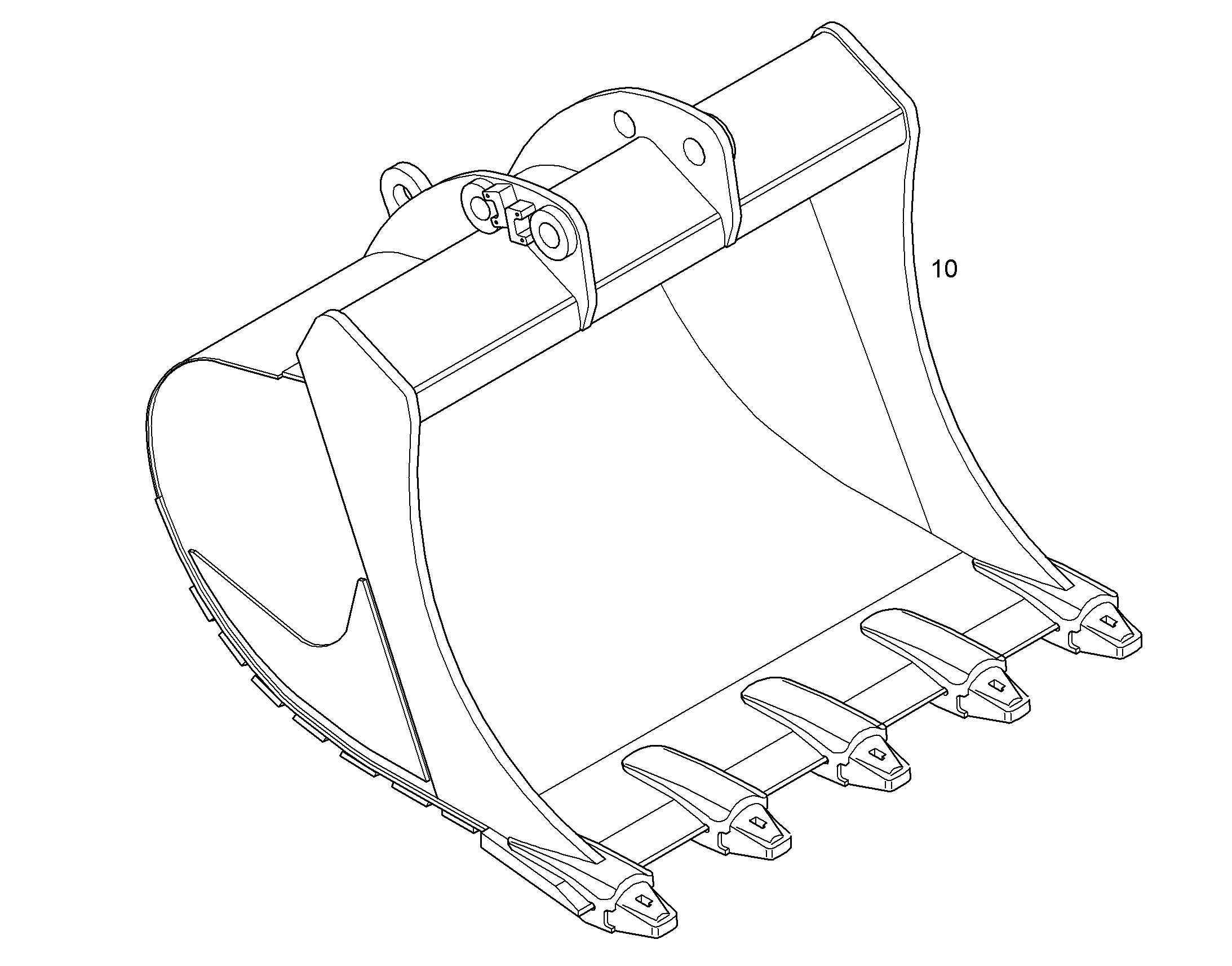 ЛОПАТА ОБРАТНАЯ HDL 10085883 LIEBHERR