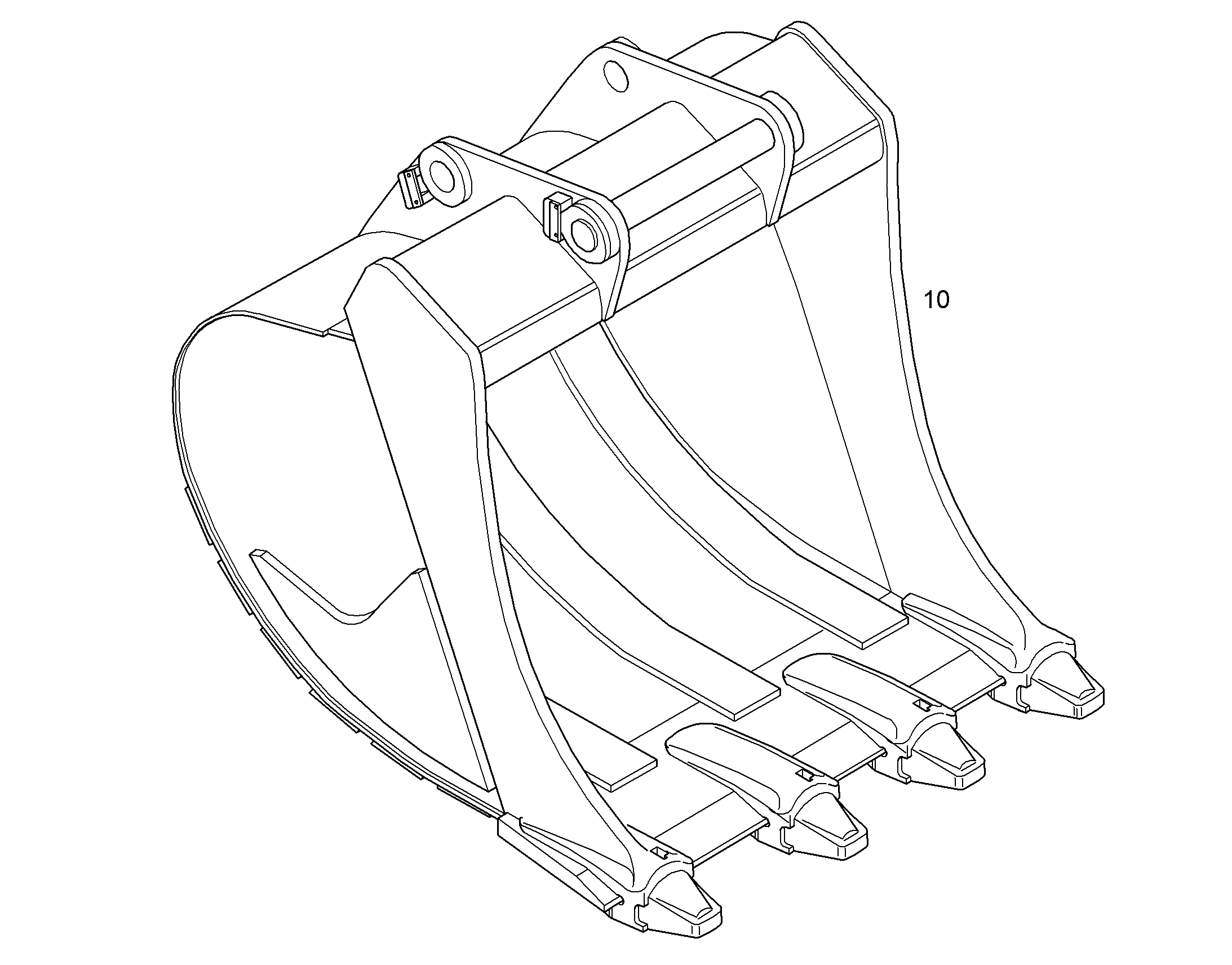 ЛОПАТА ОБРАТНАЯ HD 10086044 LIEBHERR
