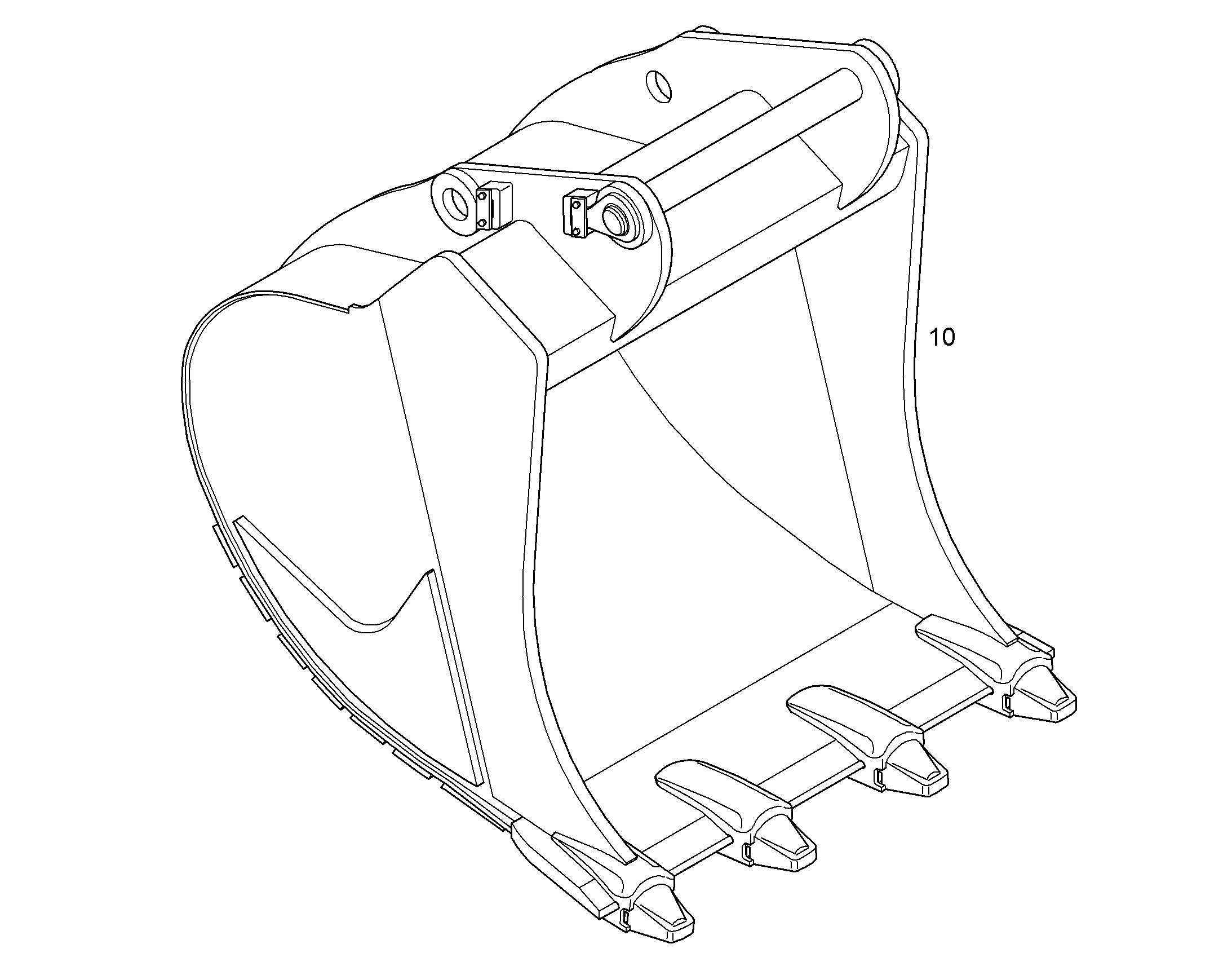 ЛОПАТА ОБРАТНАЯ HDL 10086735 LIEBHERR