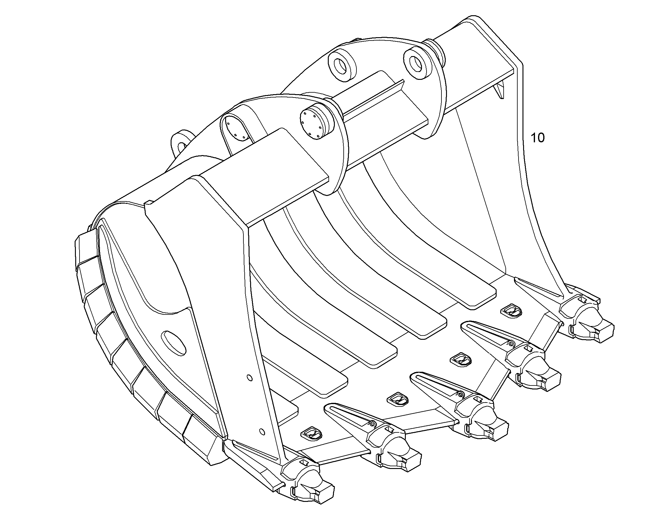 ЛОПАТА ОБРАТНАЯ HDV 10088258 LIEBHERR