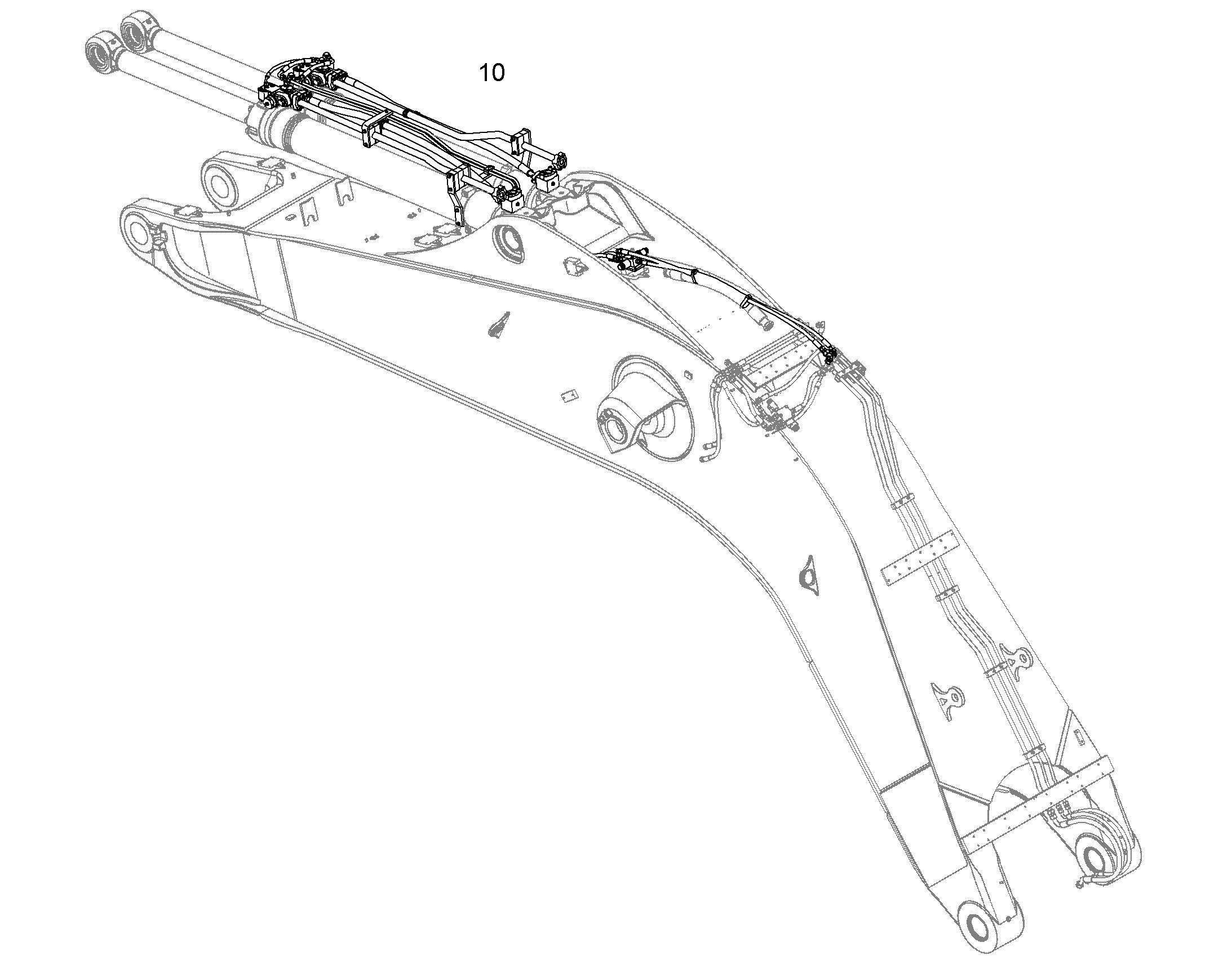 ЗАЩ.ТРУБЫ ЦИЛ.РУК. 10085486 LIEBHERR