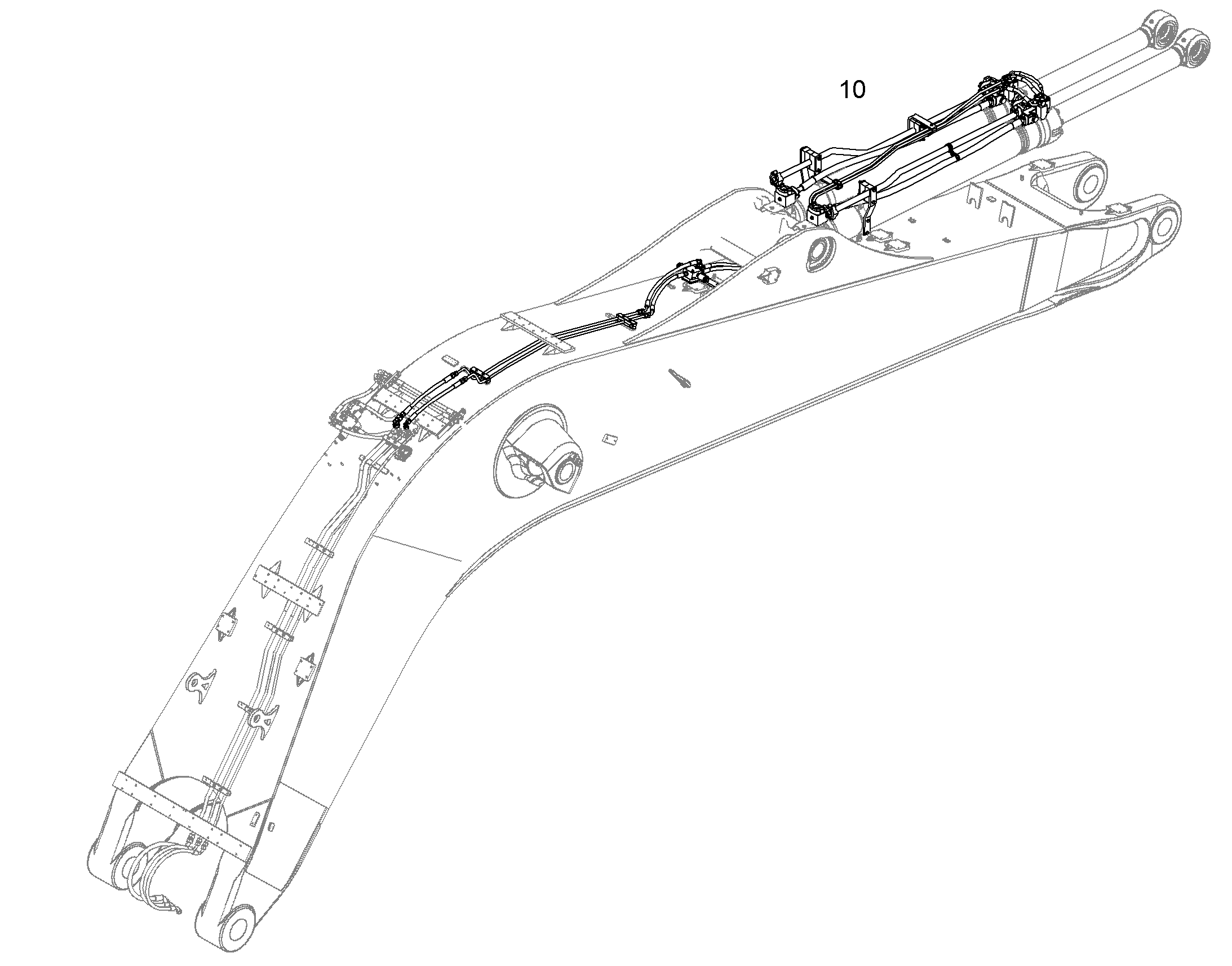 ЗАЩ.ТРУБЫ ЦИЛ.РУК. 10094655 LIEBHERR