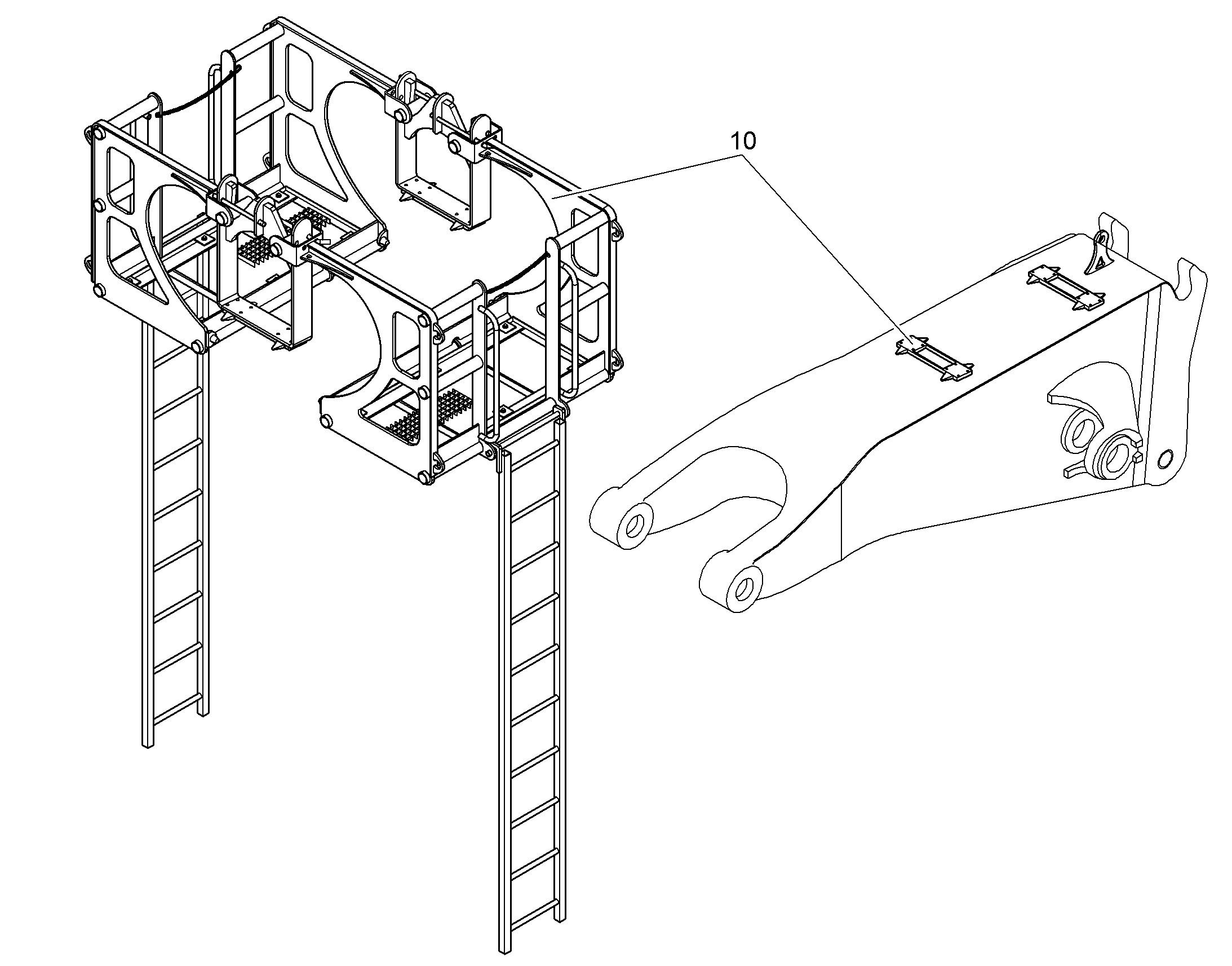 ПЛАТФОРМА 10088954 LIEBHERR