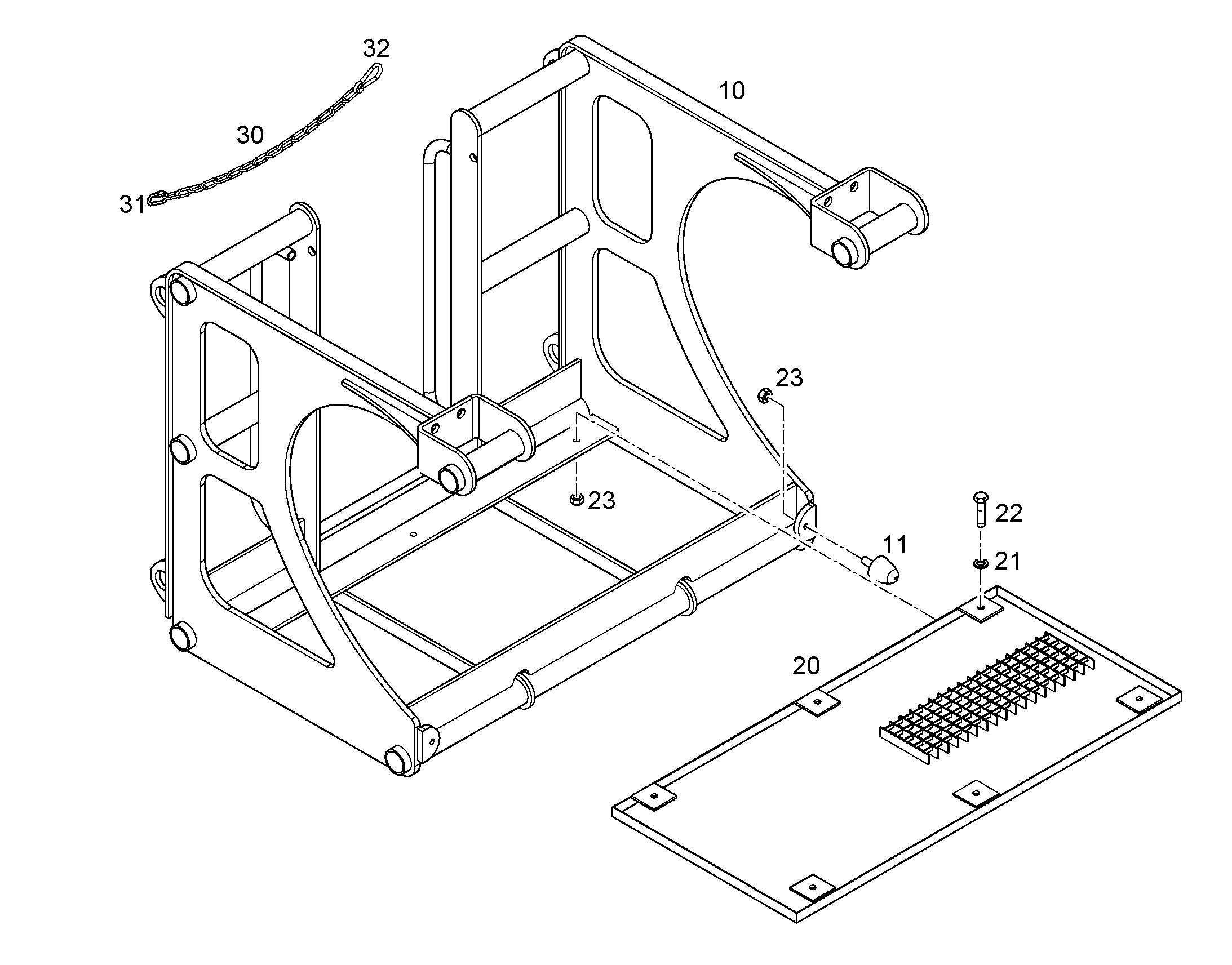 ПЛАТФОРМА 10088736 LIEBHERR