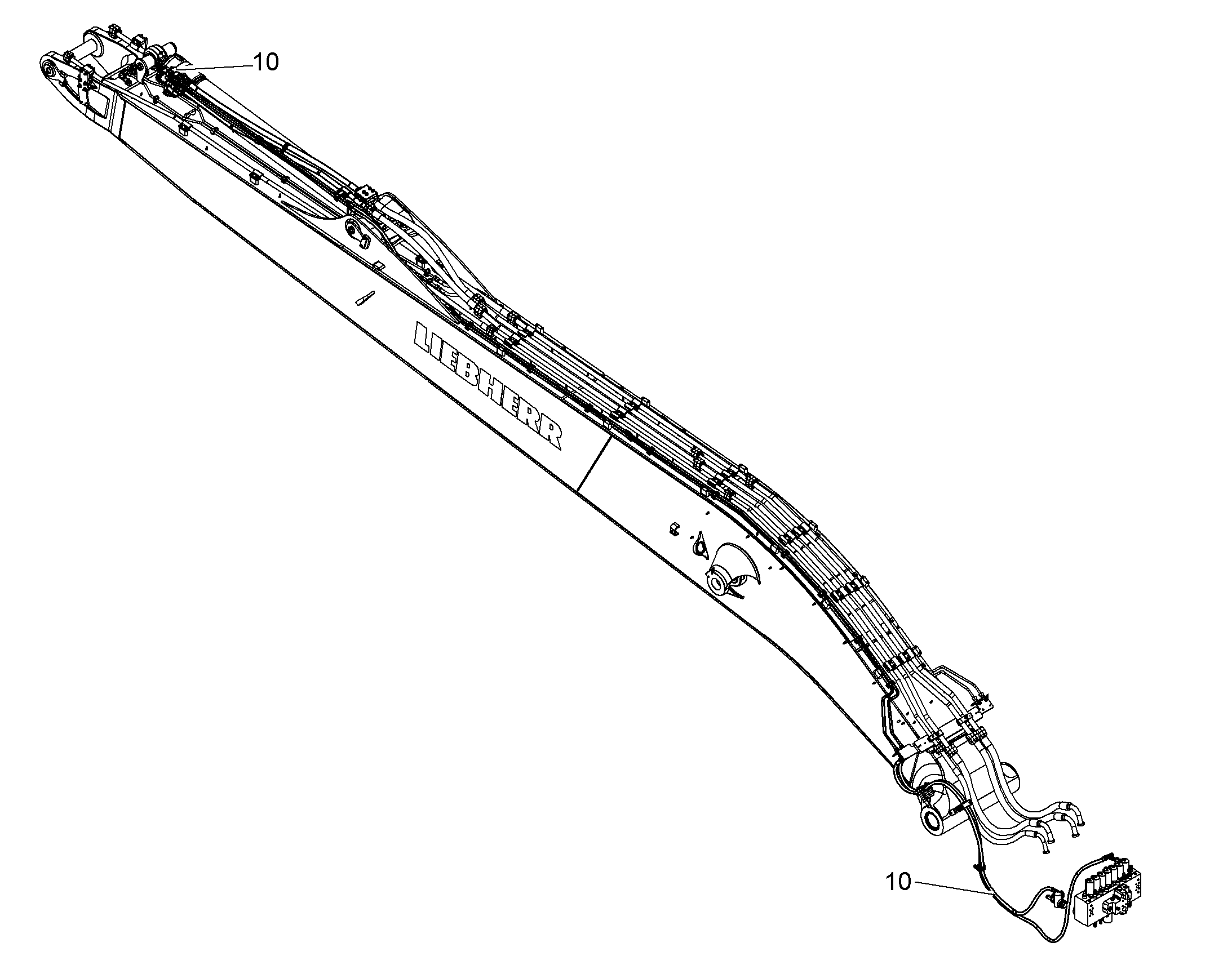 ЗАЩ.ТРУБЫ ЦИЛ.РУК. 10085577 LIEBHERR