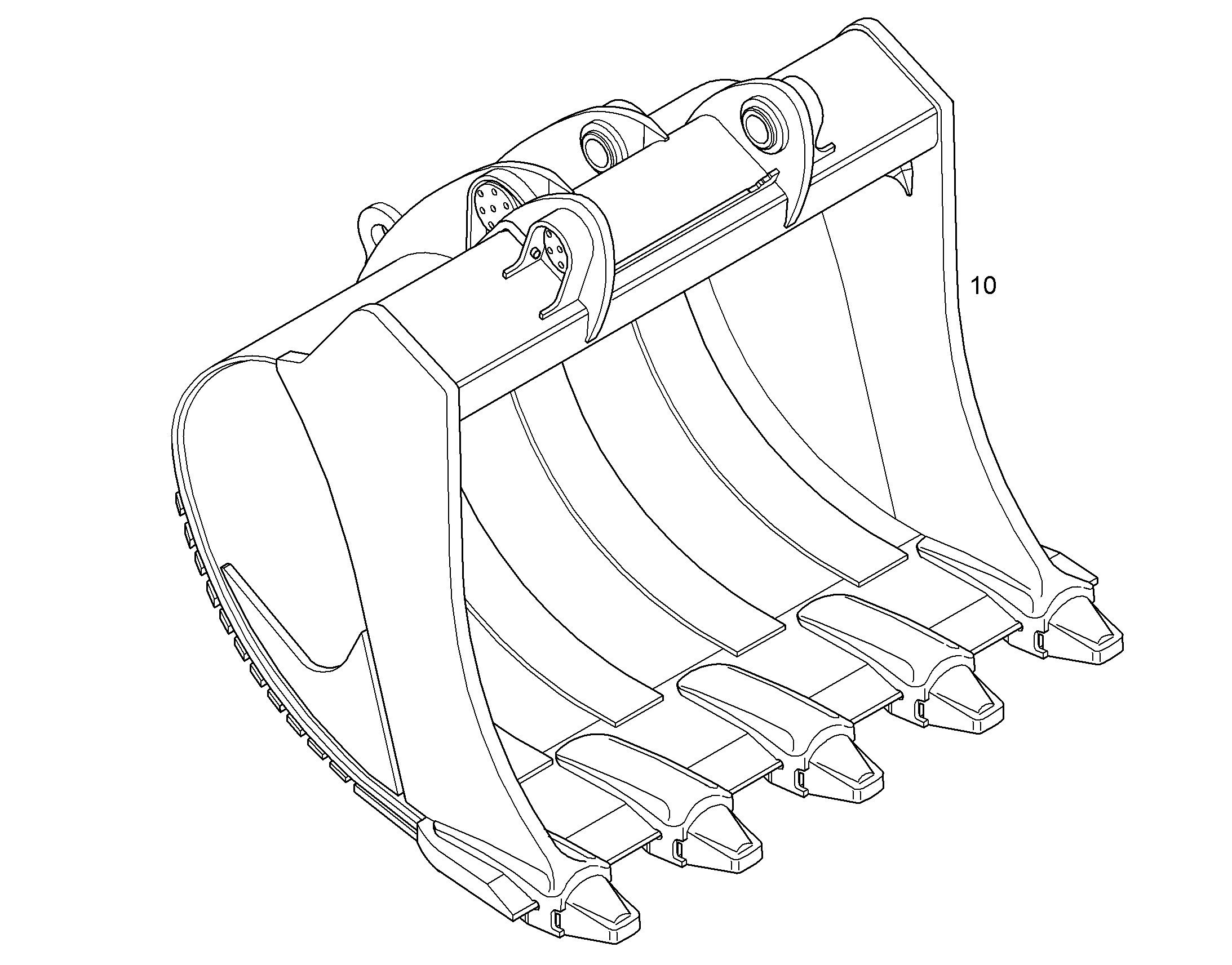 ЛОПАТА ОБРАТНАЯ HD 10089039 LIEBHERR