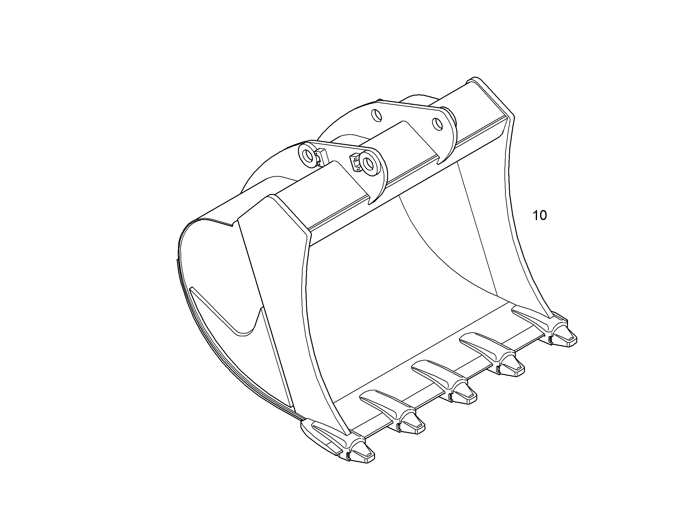 ЛОПАТА ОБРАТНАЯ HDL 10094214 LIEBHERR