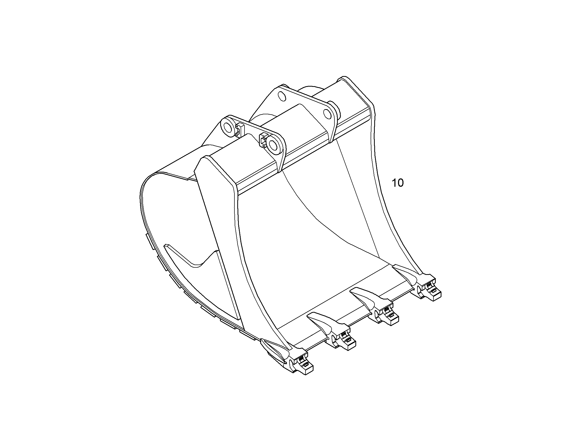 ЛОПАТА ОБРАТНАЯ HDL 10087489 LIEBHERR