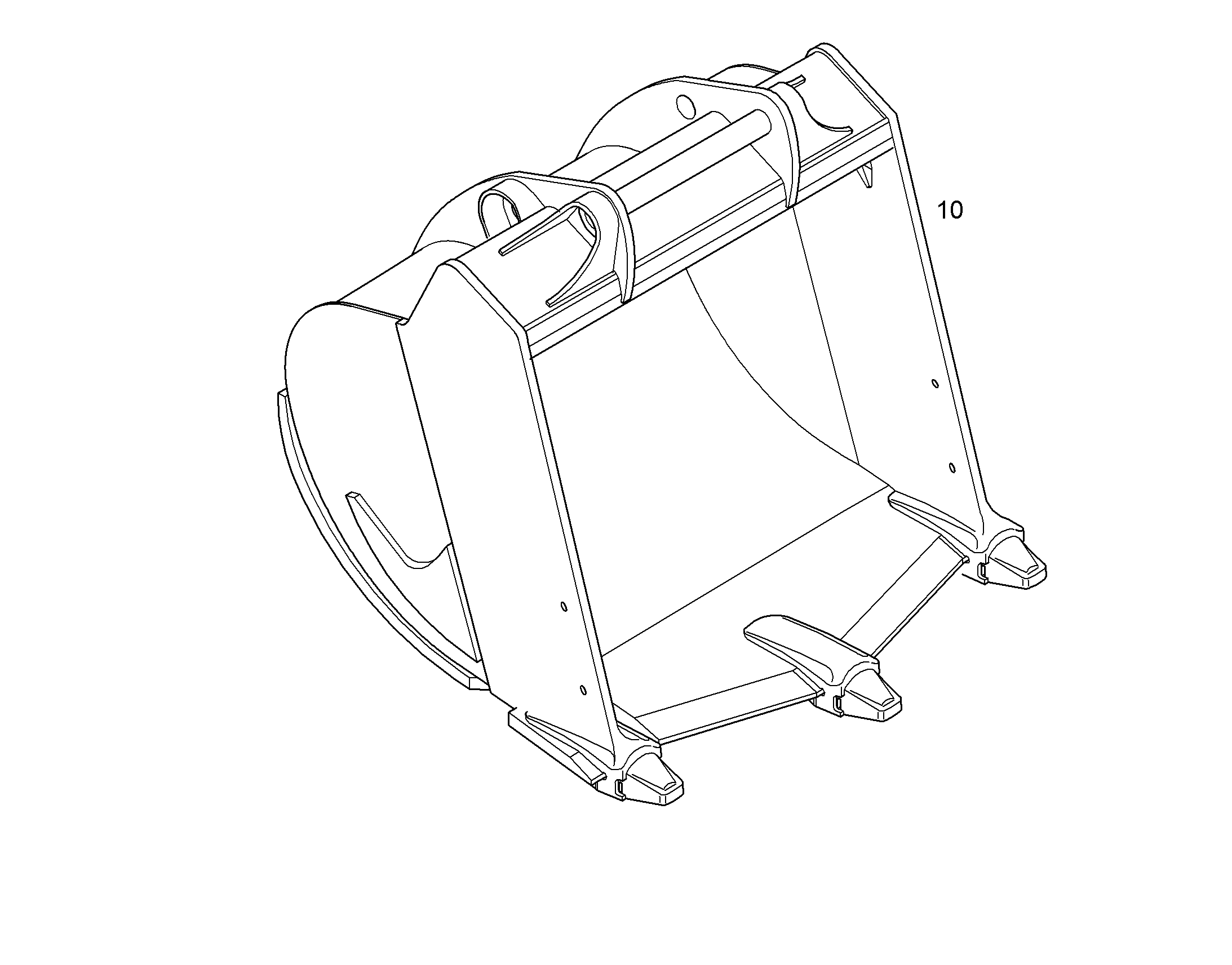 ЛОПАТА ОБРАТНАЯ HDV 10364475 LIEBHERR