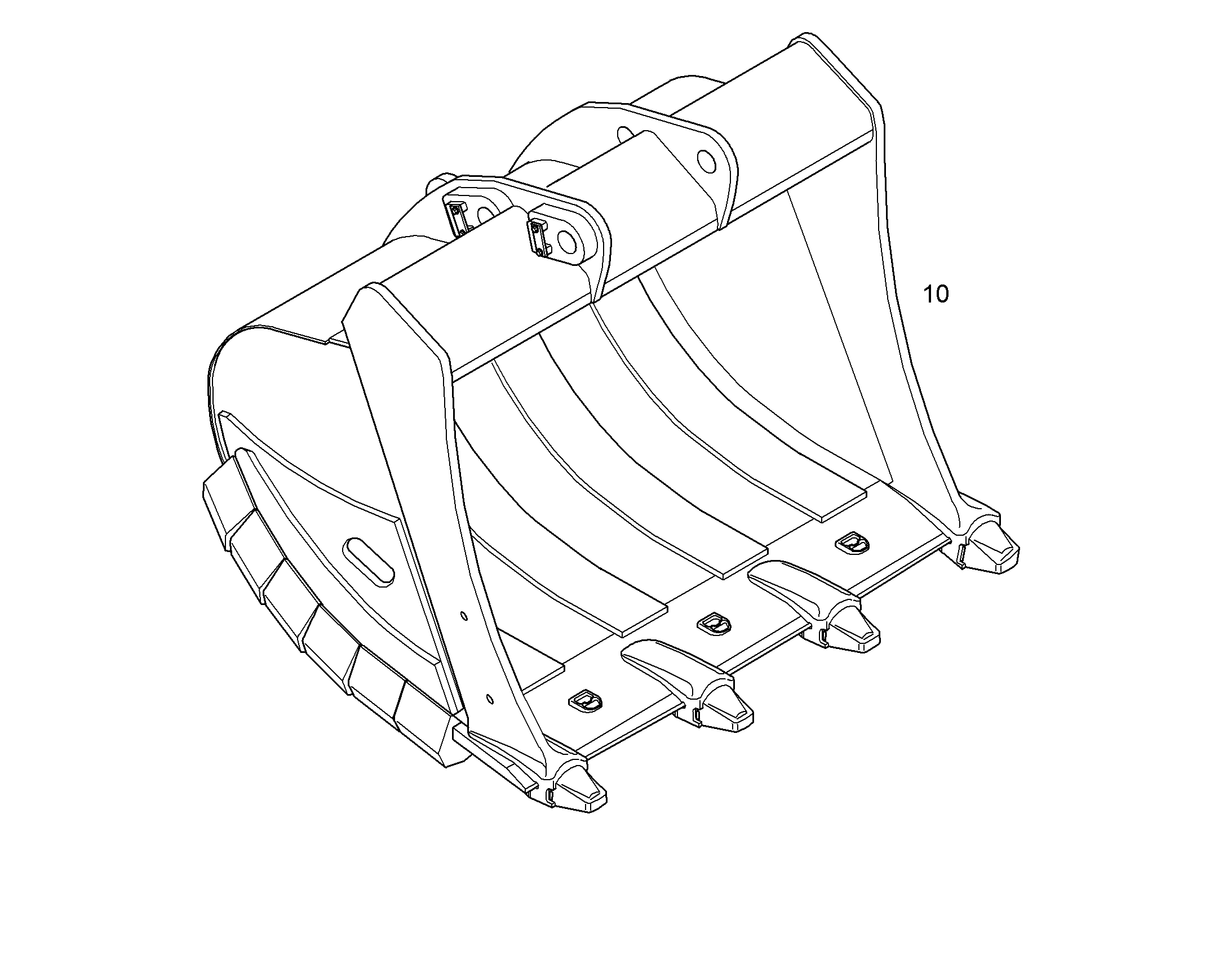 ЛОПАТА ОБРАТНАЯ HDV 10093562 LIEBHERR