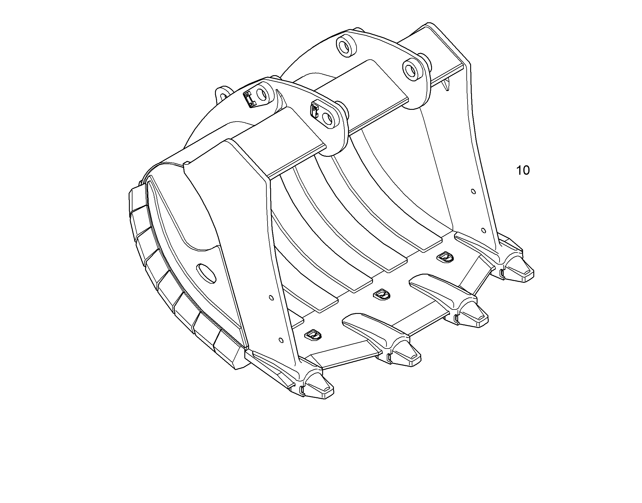 ЛОПАТА ОБРАТНАЯ HDV 10365739 LIEBHERR