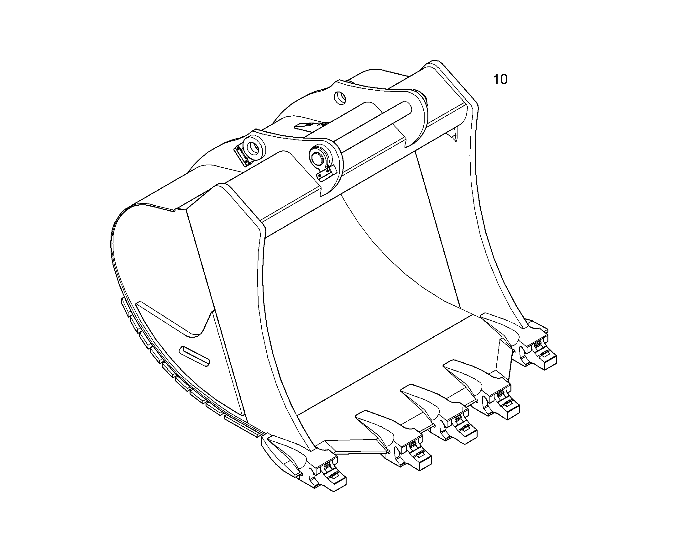 ЛОПАТА ОБРАТНАЯ HDL 10364744 LIEBHERR