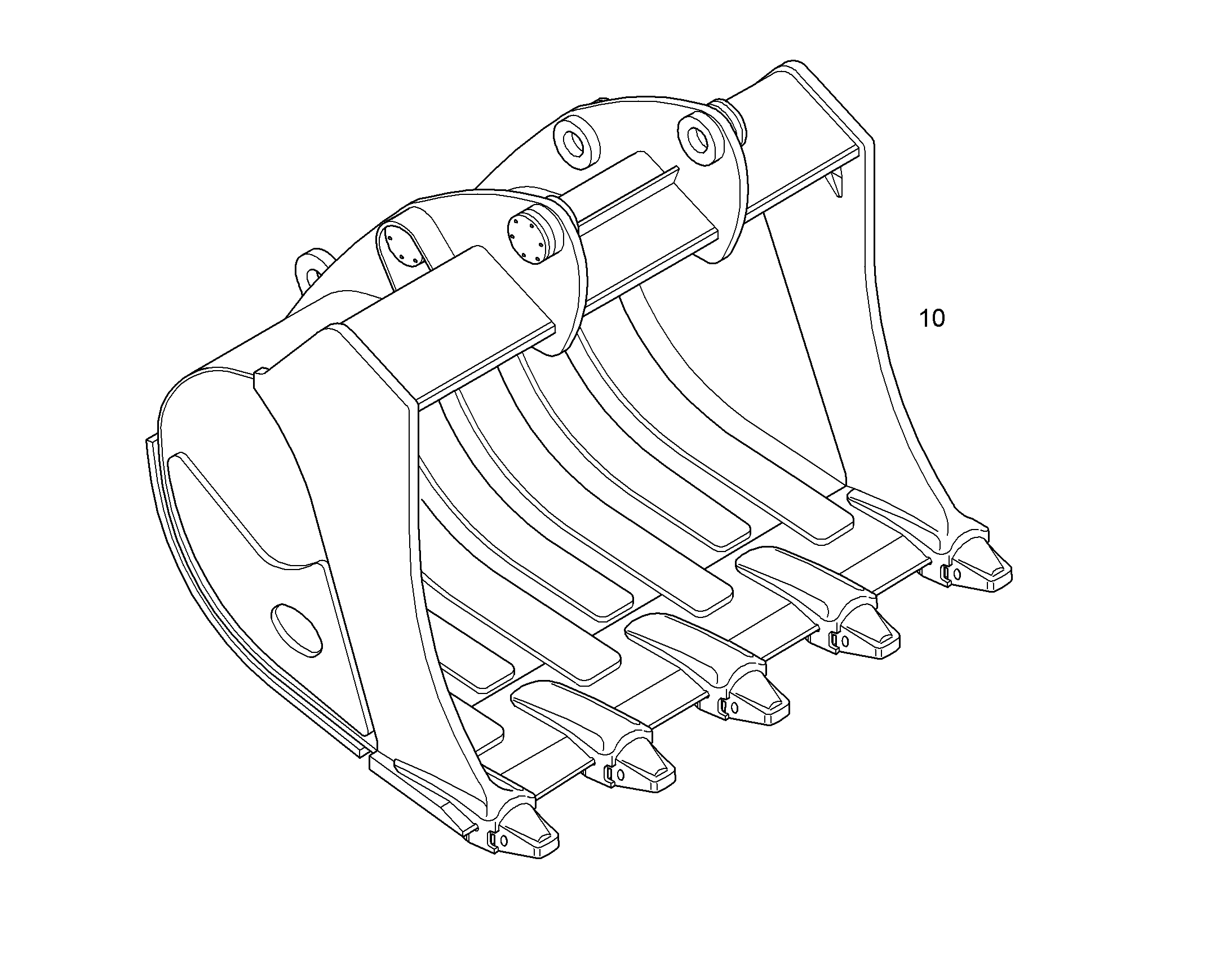 ЛОПАТА ОБРАТНАЯ HD 10392170 LIEBHERR