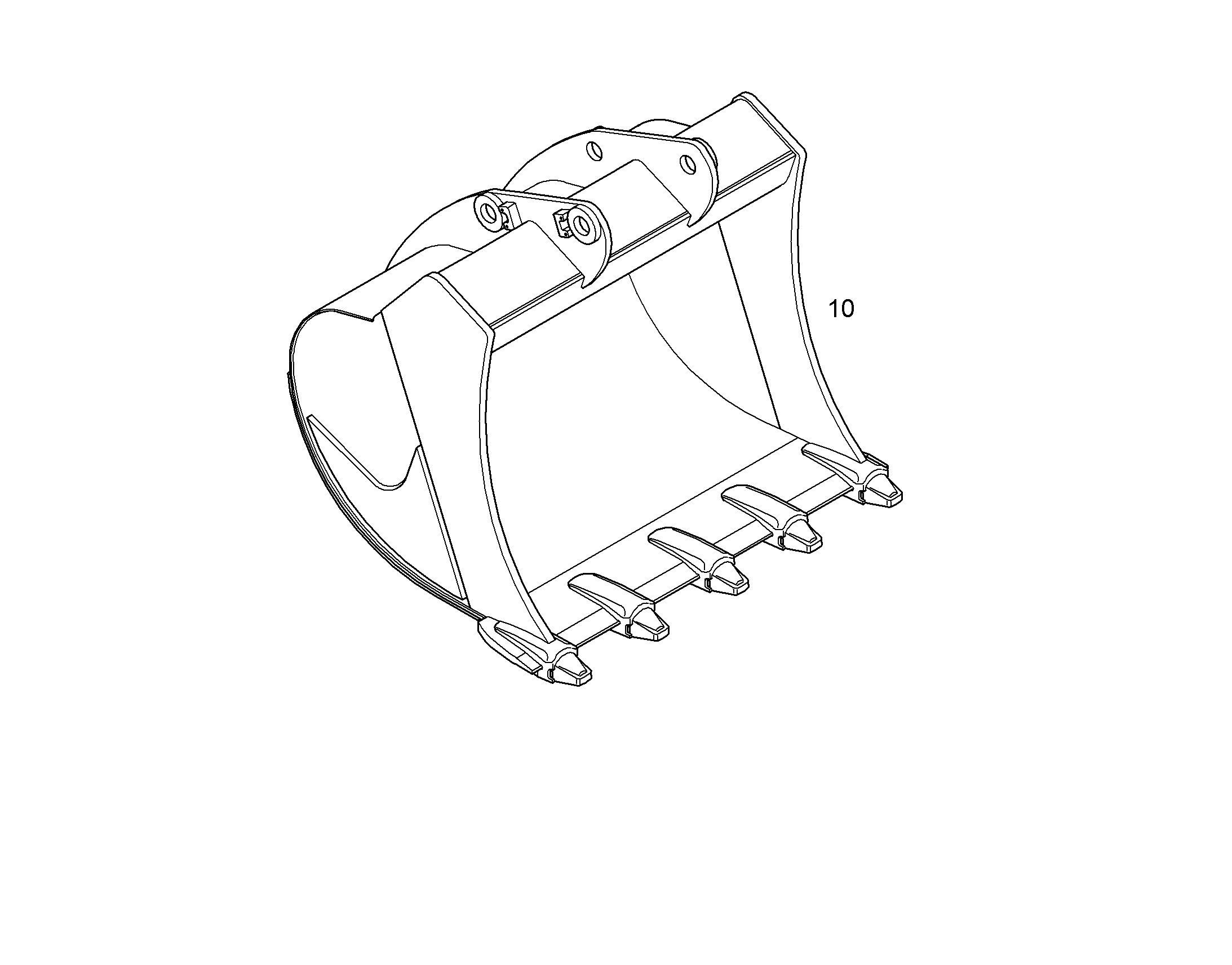 ЛОПАТА ОБРАТНАЯ HDL 10095470 LIEBHERR