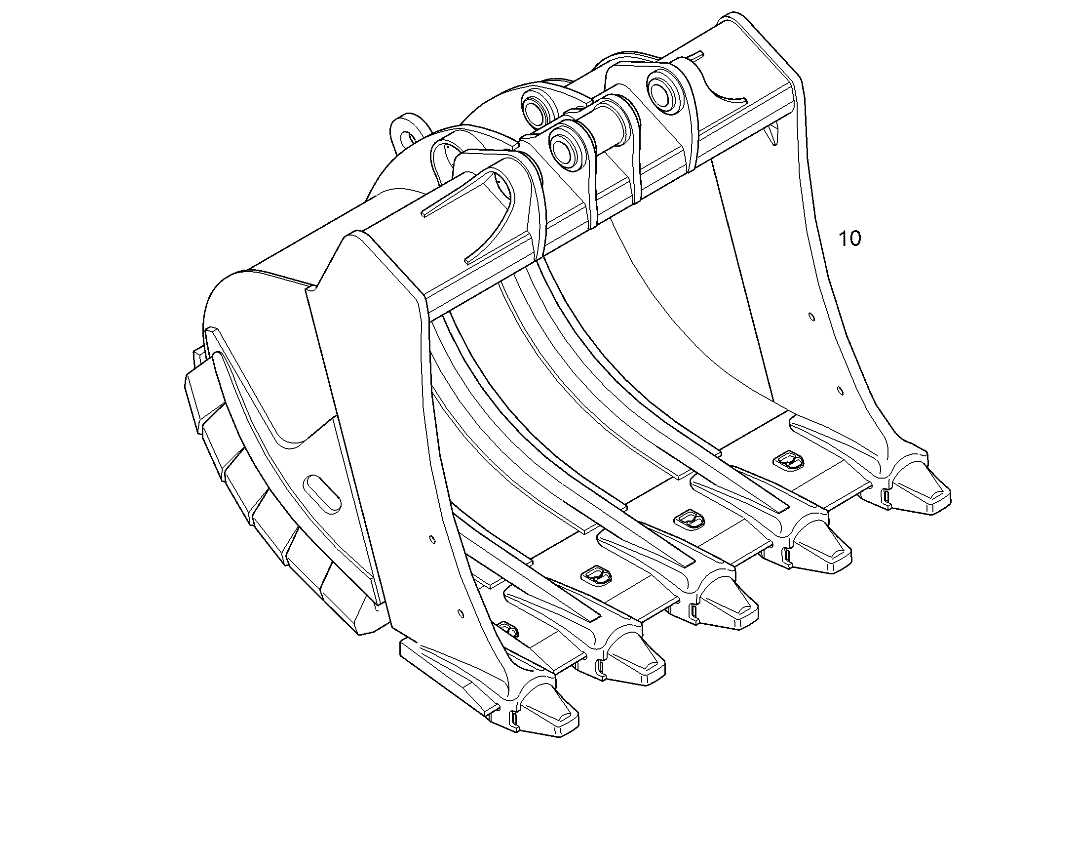 ЛОПАТА ОБРАТНАЯ HDV 10367030 LIEBHERR