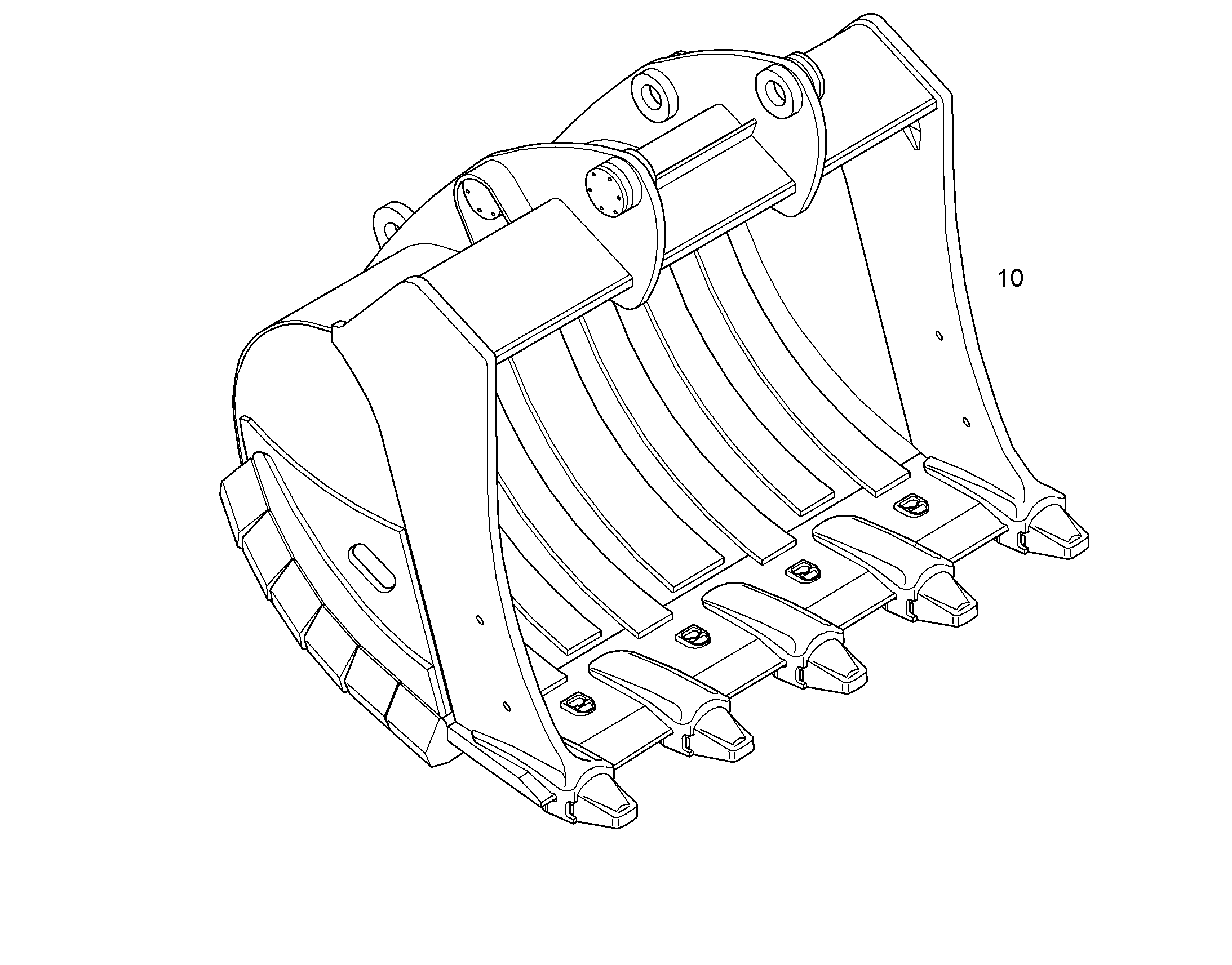 ЛОПАТА ОБРАТНАЯ HDV 10366543 LIEBHERR