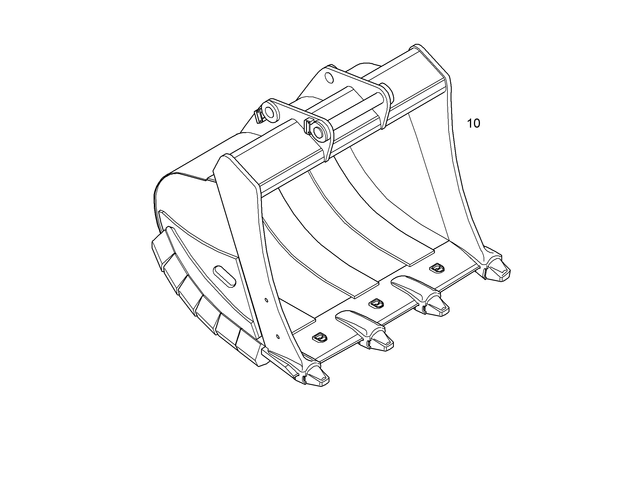 ЛОПАТА ОБРАТНАЯ HDV 10096316 LIEBHERR