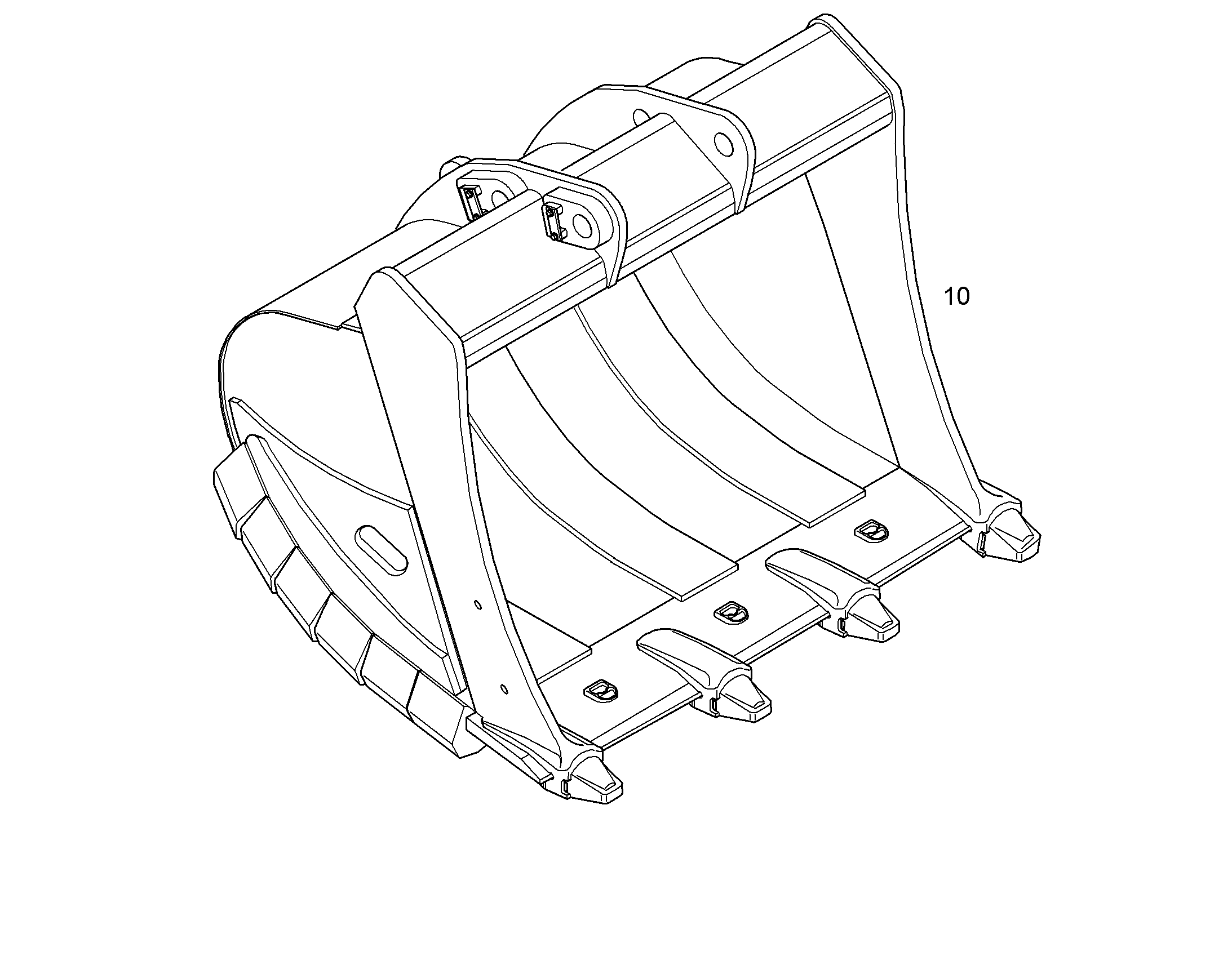 ЛОПАТА ОБРАТНАЯ HDV 10093955 LIEBHERR