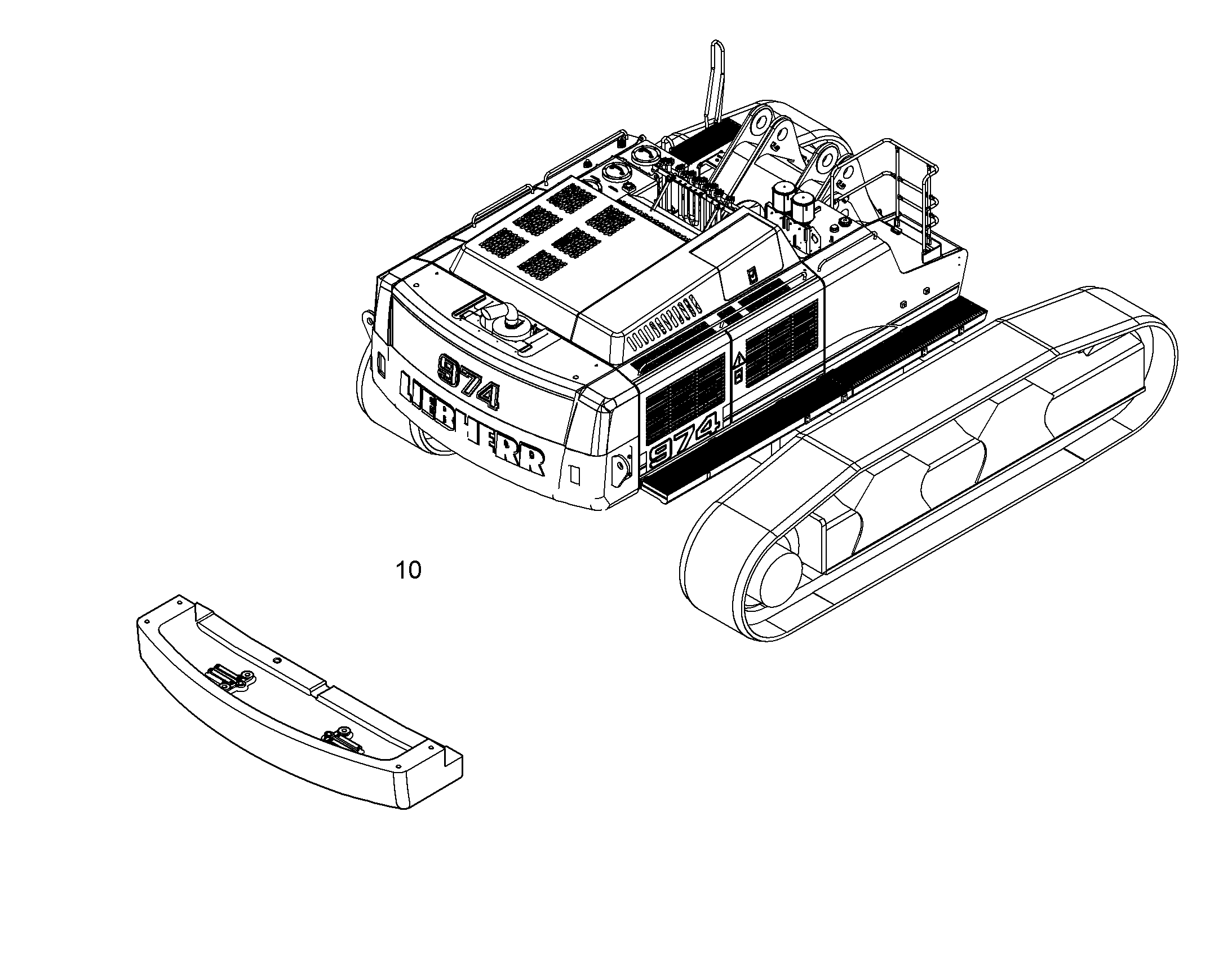 БАЛЛАСТ ДОПОЛНИТЕЛЬНЫЙ, УСТ. 10064493 LIEBHERR