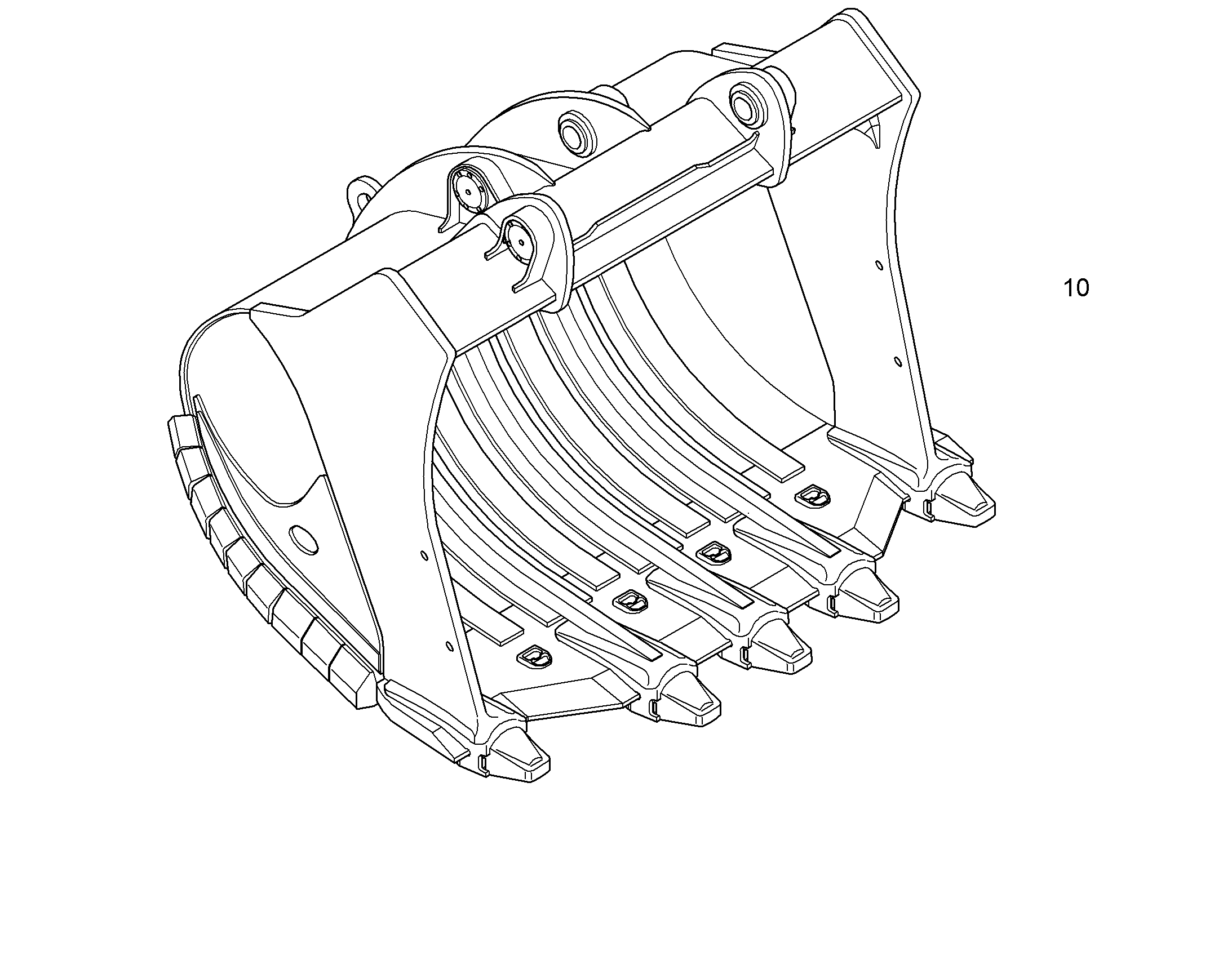 ЛОПАТА ОБРАТНАЯ HDV 10368540 LIEBHERR