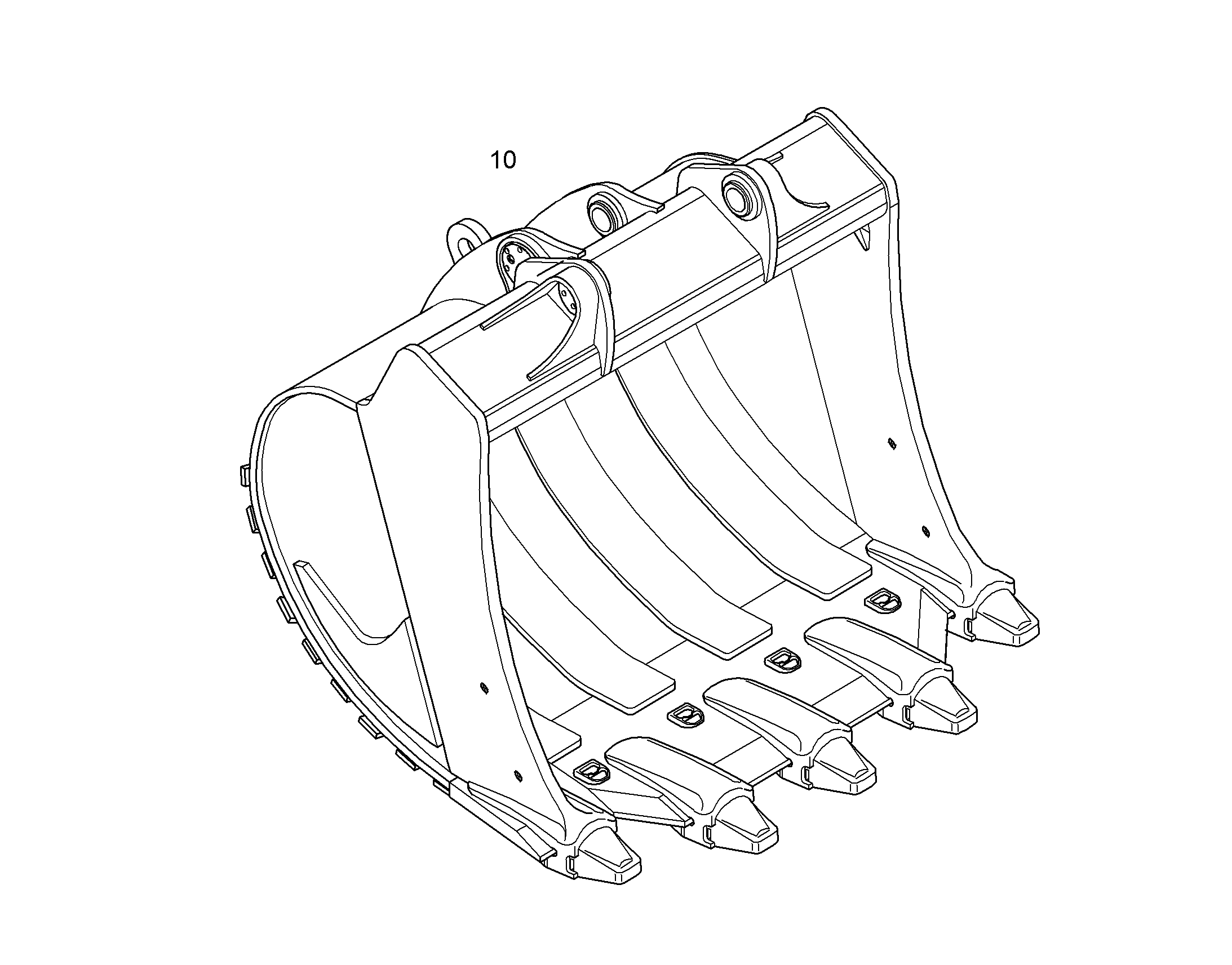 ЛОПАТА ОБРАТНАЯ HDV 9928338 LIEBHERR