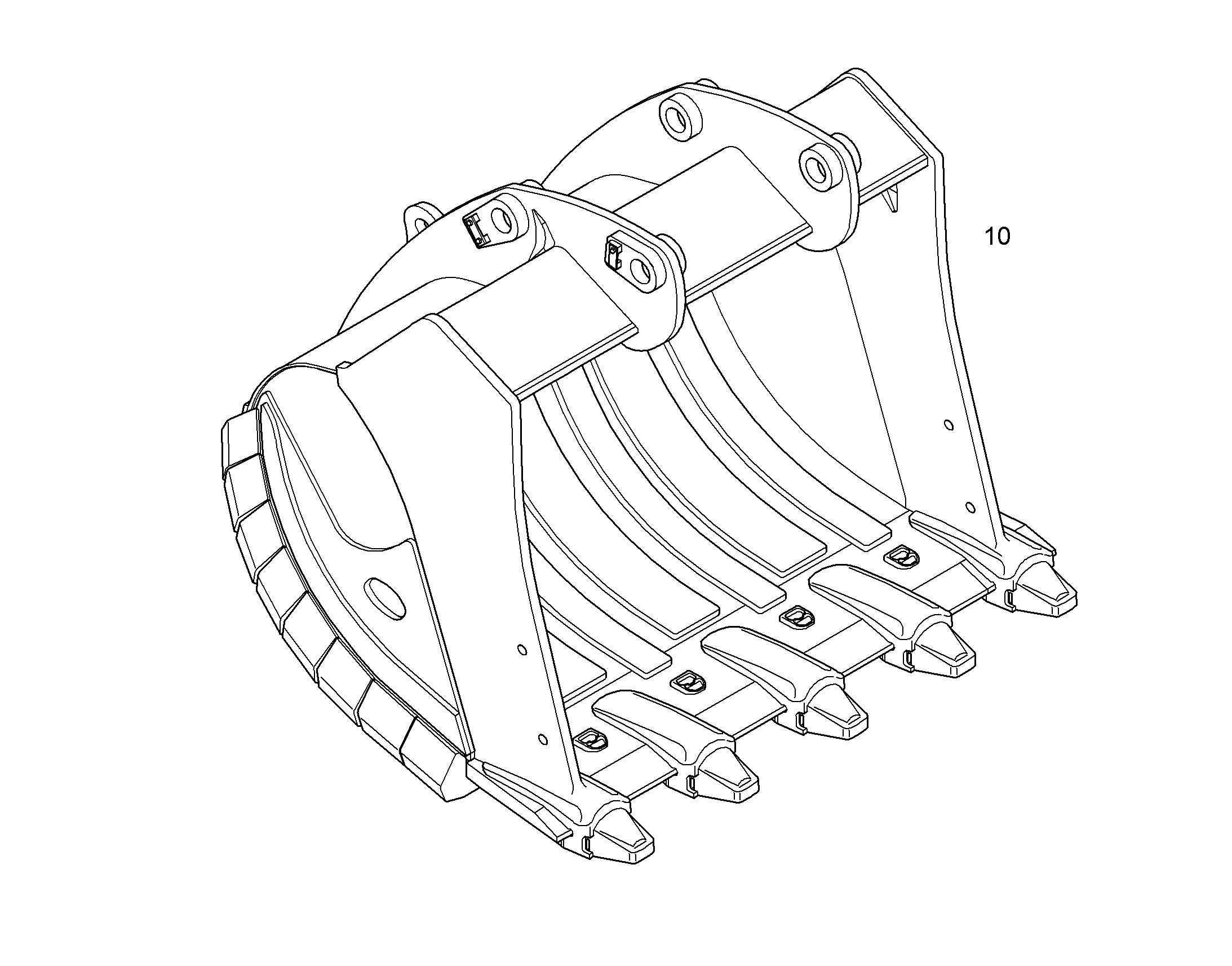 ЛОПАТА ОБРАТНАЯ HDV 10368512 LIEBHERR