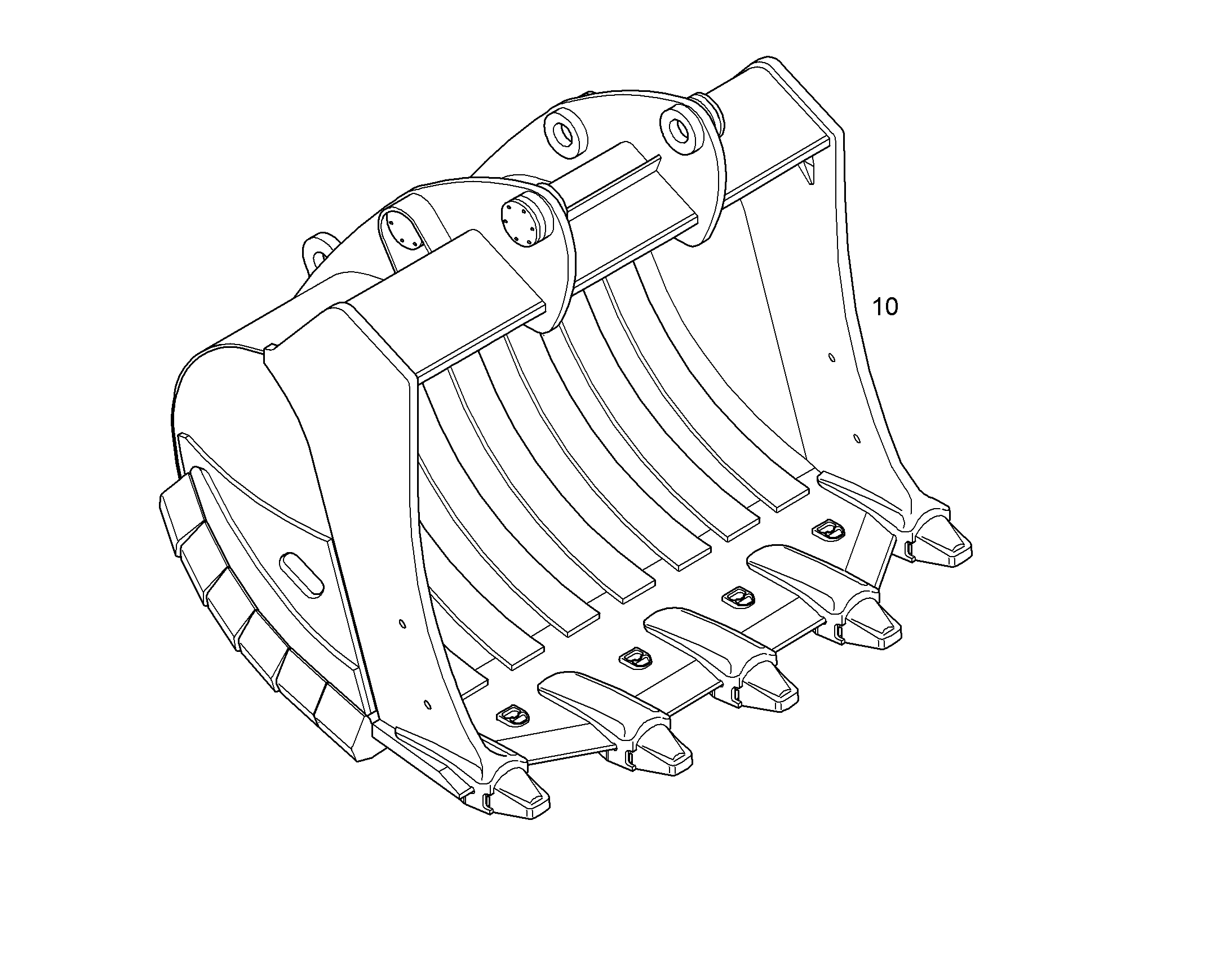 ЛОПАТА ОБРАТНАЯ HDV 10369039 LIEBHERR
