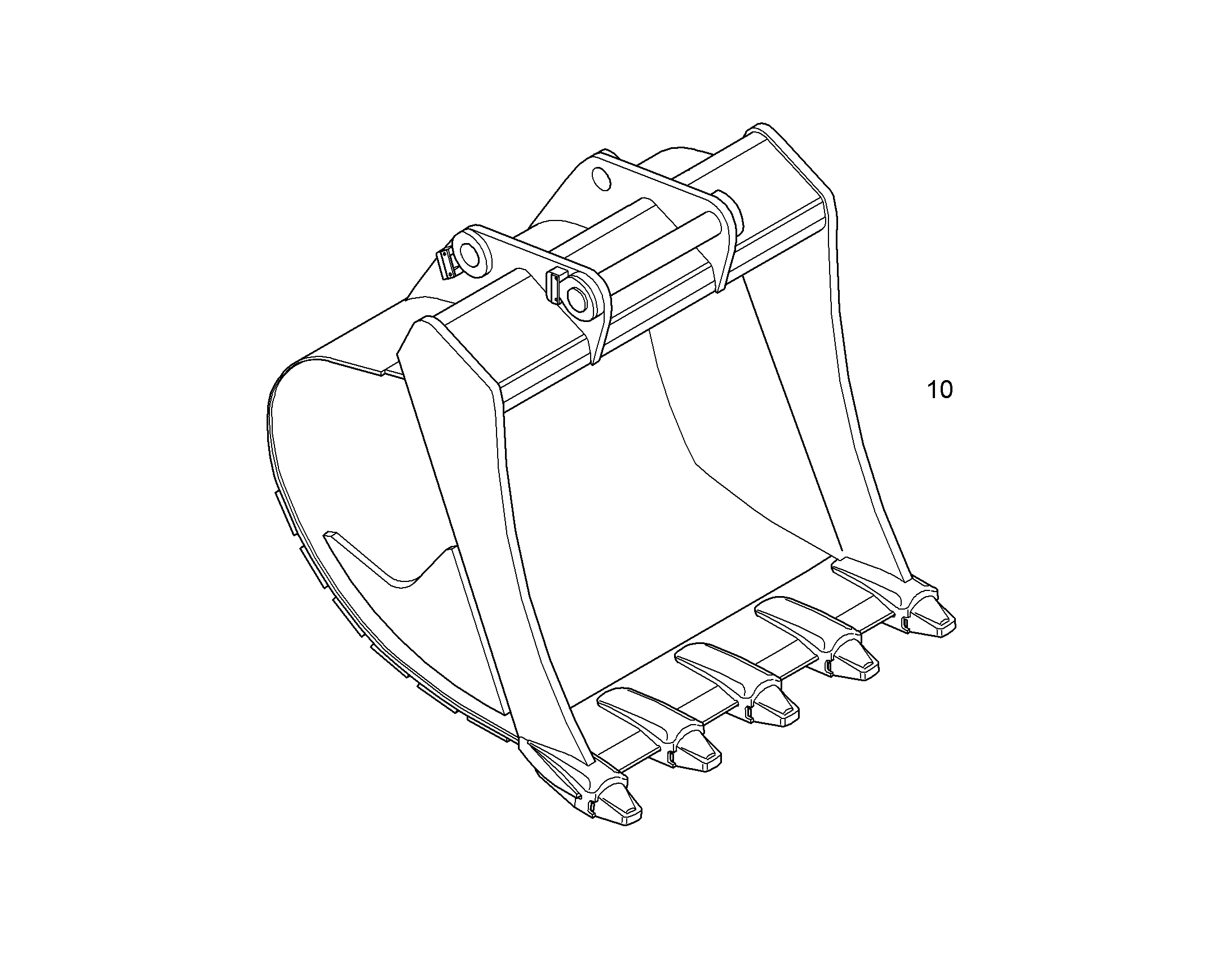 ЛОПАТА ОБРАТНАЯ HDL 10367180 LIEBHERR