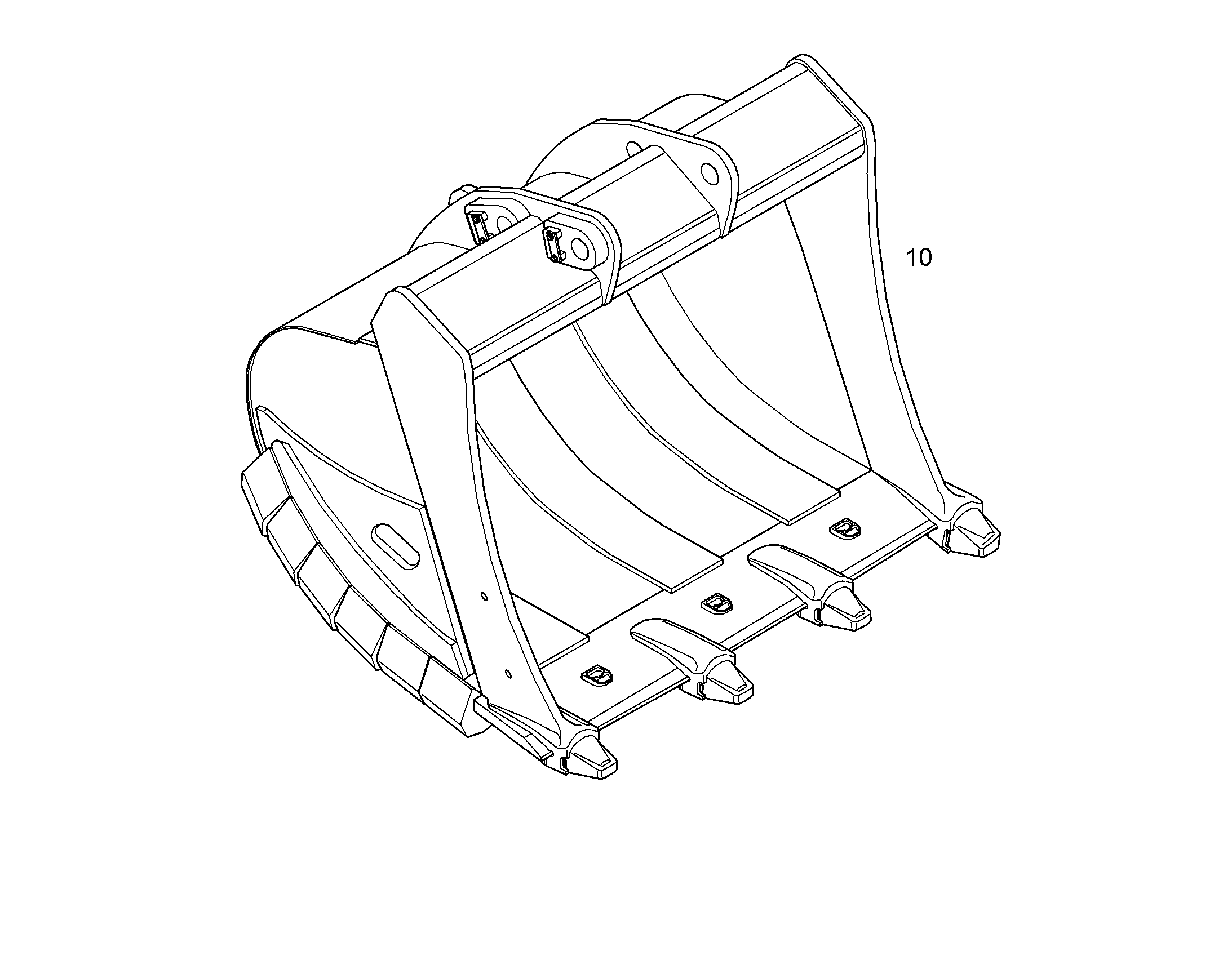 ЛОПАТА ОБРАТНАЯ HDV 10368390 LIEBHERR