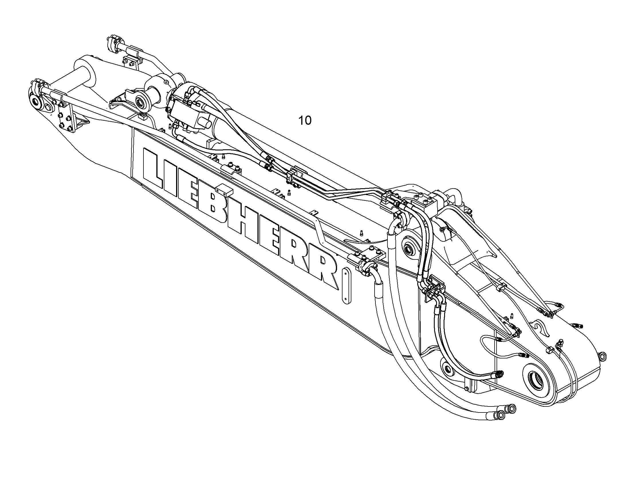 ЗАЩ.ТРУБЫ ЦИЛ.РУК. 10365919 LIEBHERR