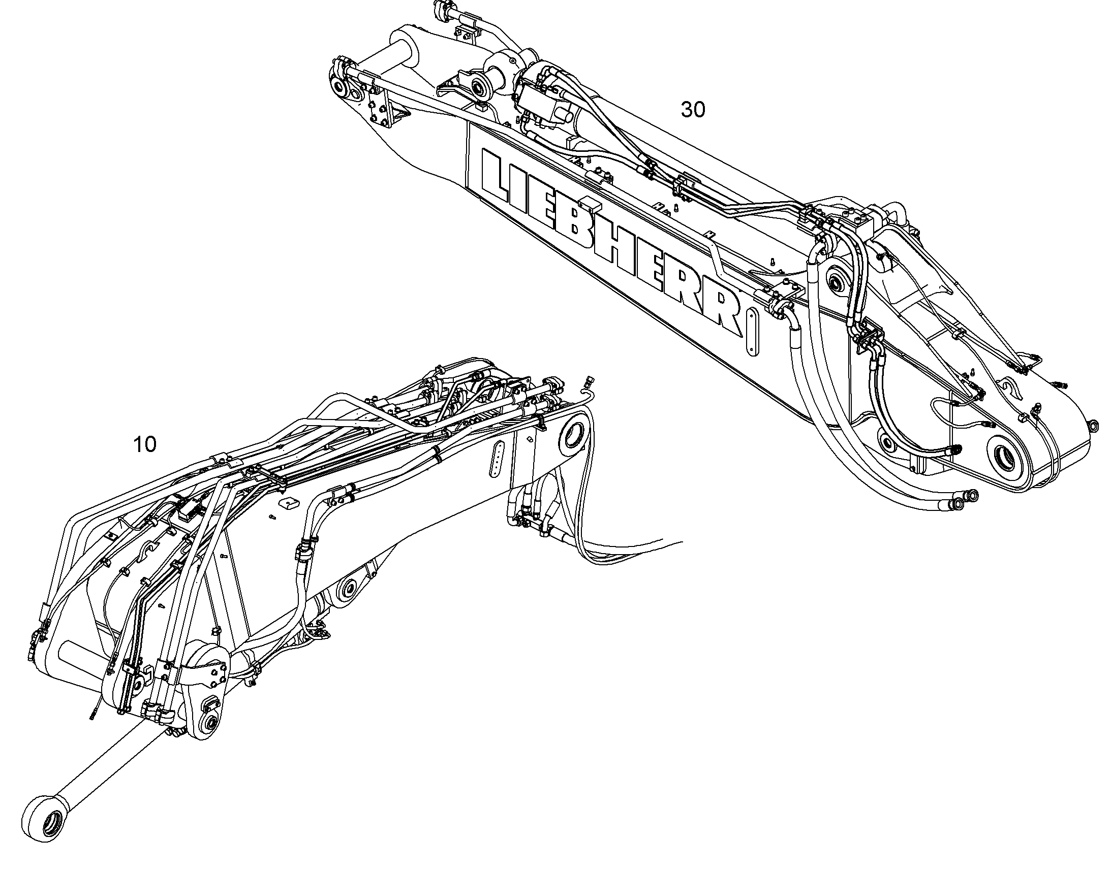 ЗАЩ.ТРУБЫ ЦИЛ.РУК. 10365922 LIEBHERR