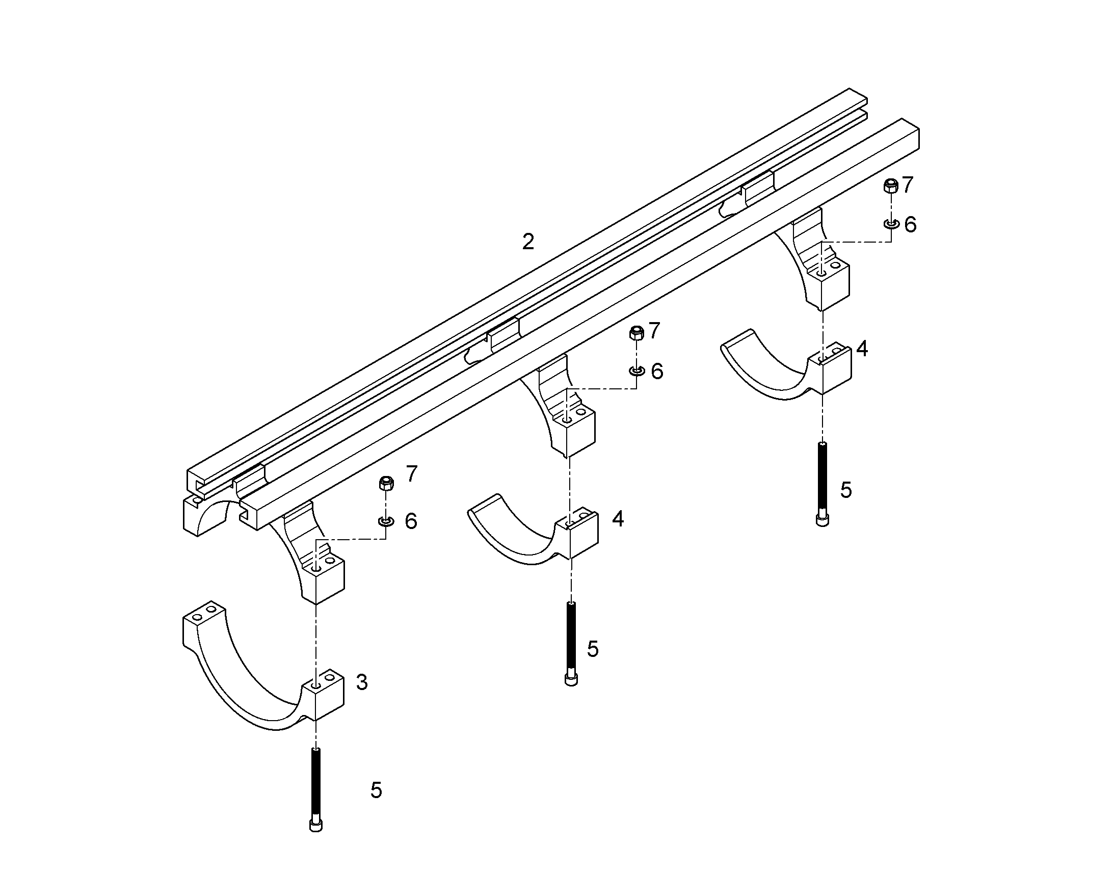 ШИНА СКОЛЬЗЯЩАЯ 10368263 LIEBHERR