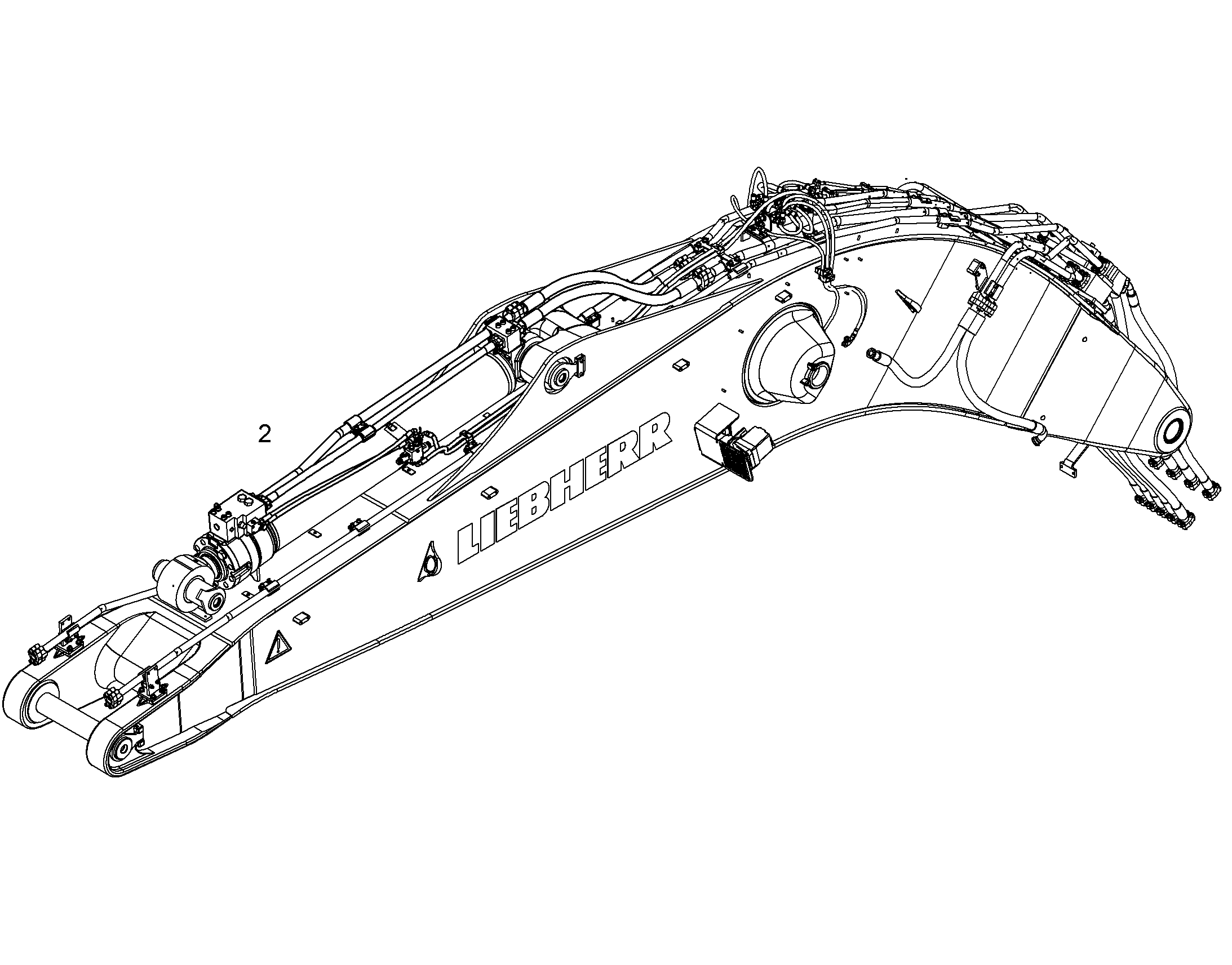 ЗАЩ.ТРУБЫ ЦИЛ.РУК. 10082339 LIEBHERR