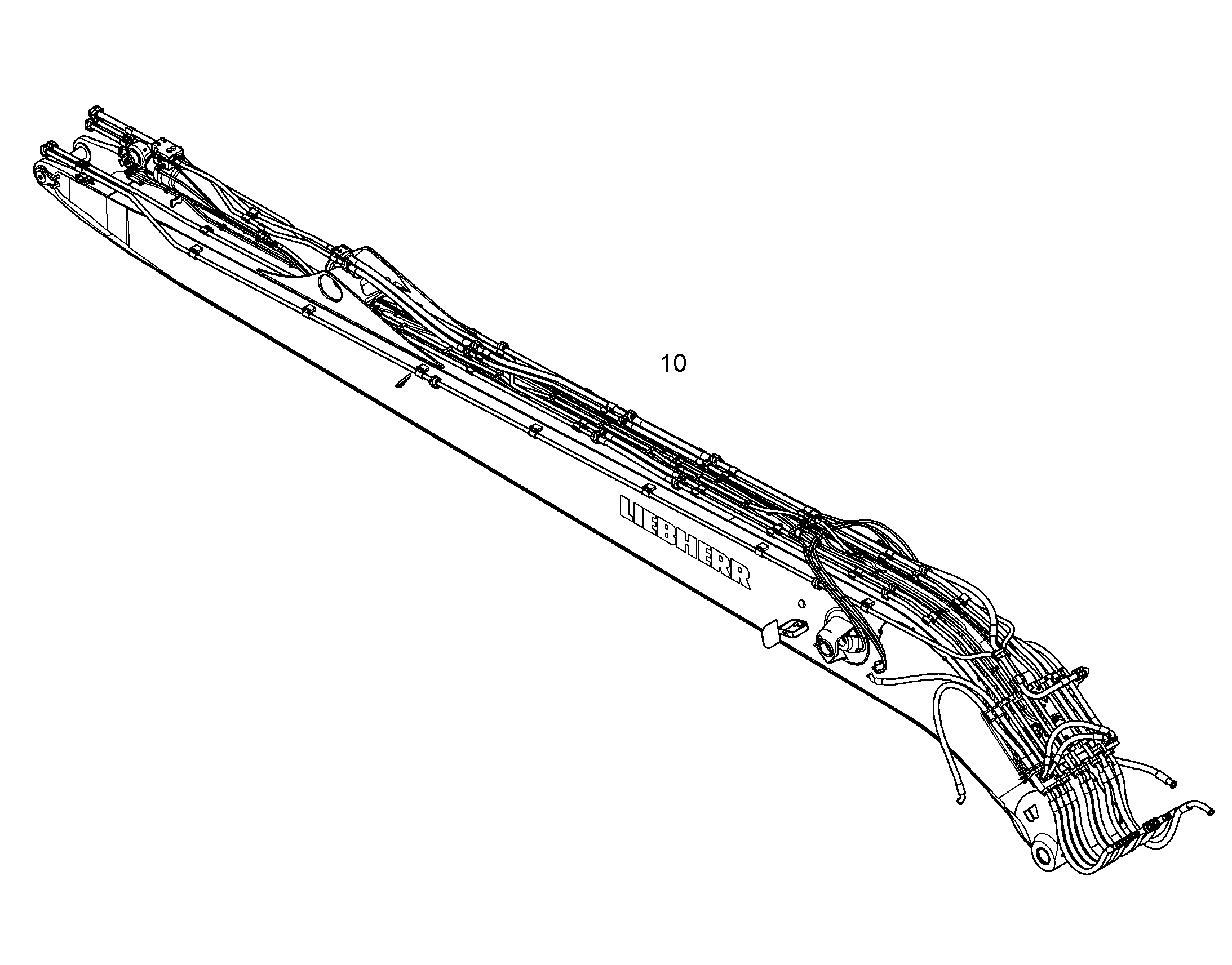 СТРЕЛА ОДНОКОРПУСНАЯ 10,30M 'MU' 10085536 LIEBHERR