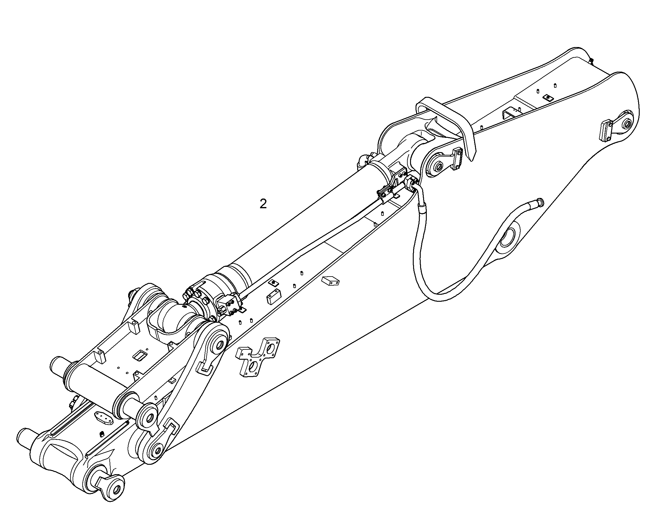 РУКОЯТЬ КОВША 3.30M 10066607 LIEBHERR