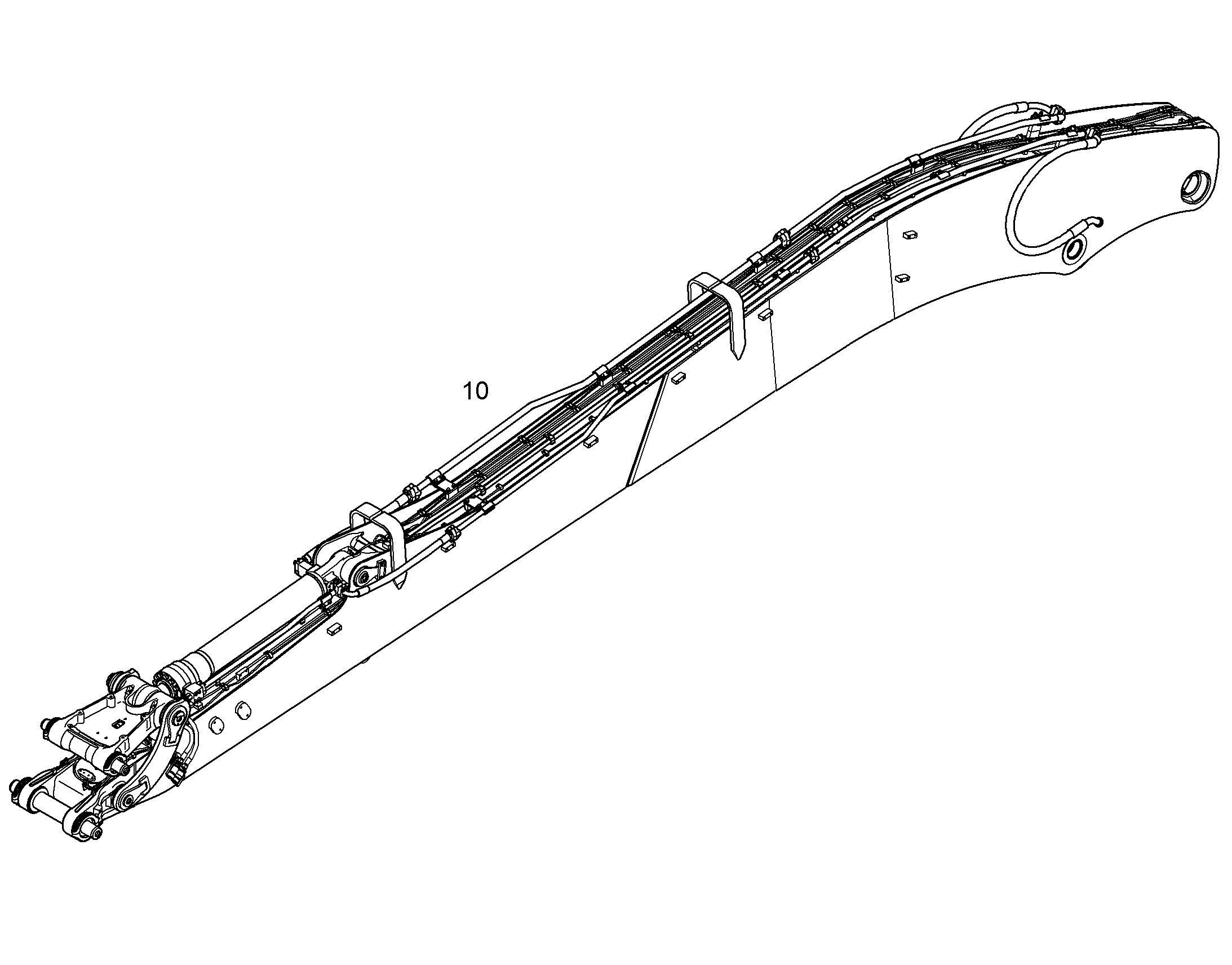 РУКОЯТЬ КОВША ДЛЯ КОВША 934C'MU'8,50M 10407467 LIEBHERR