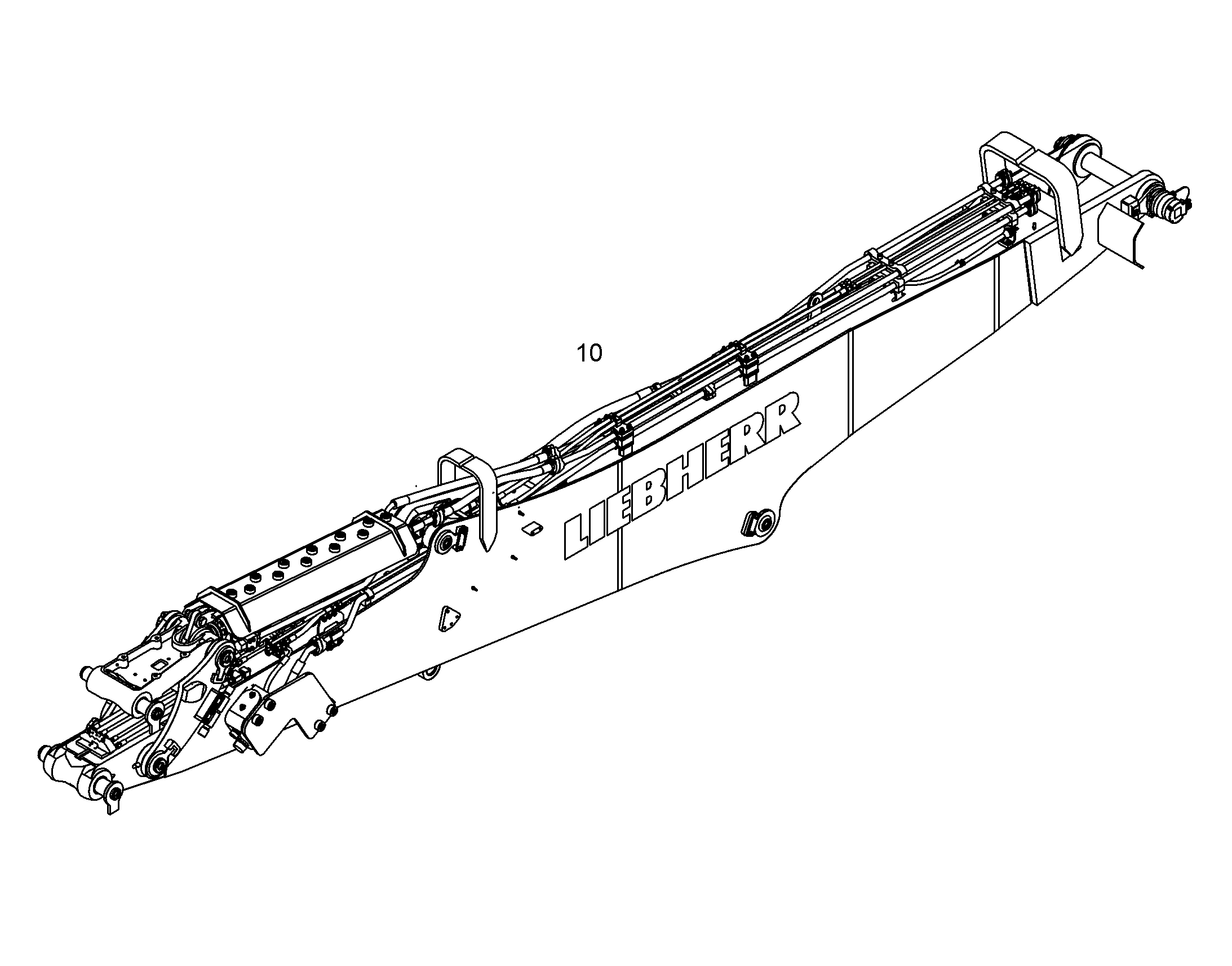 СТЕРЖЕНЬ ДЛЯ СНОСА 7,30M 10377096 LIEBHERR