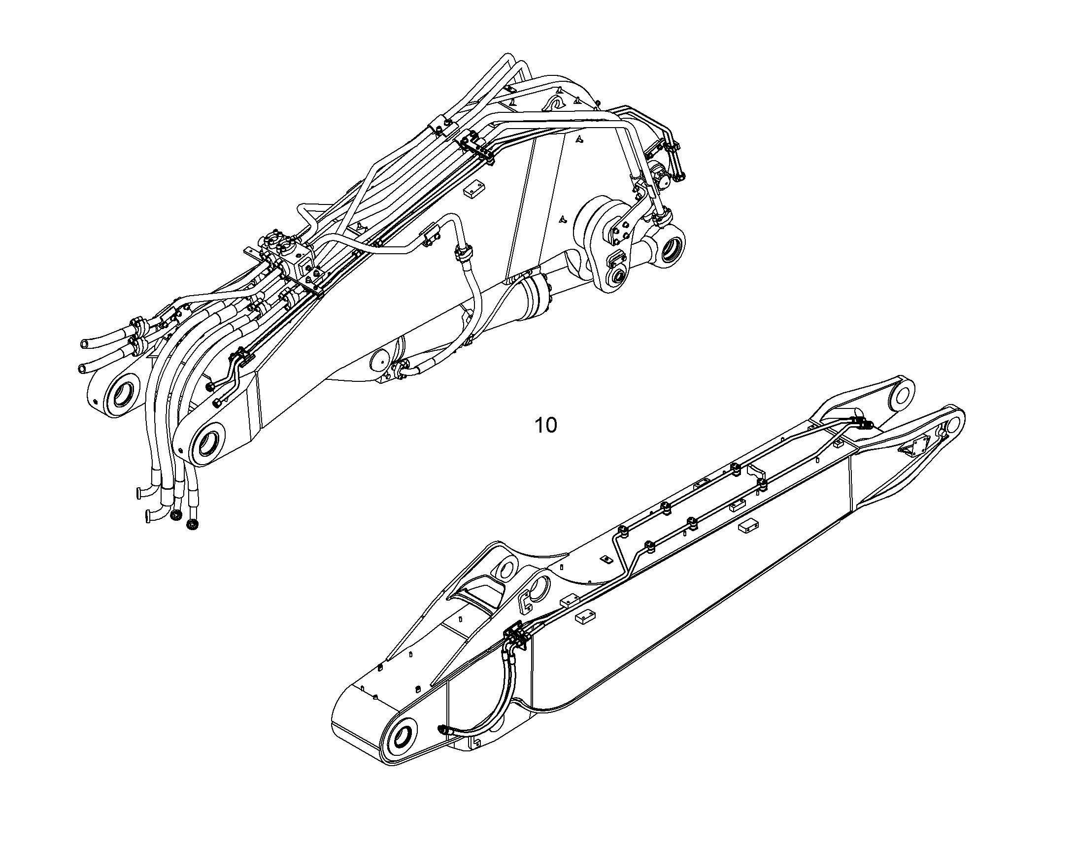 ПРОВОДКА ПРИВОД МЕХ. ПОВОРОТА 10081040 LIEBHERR