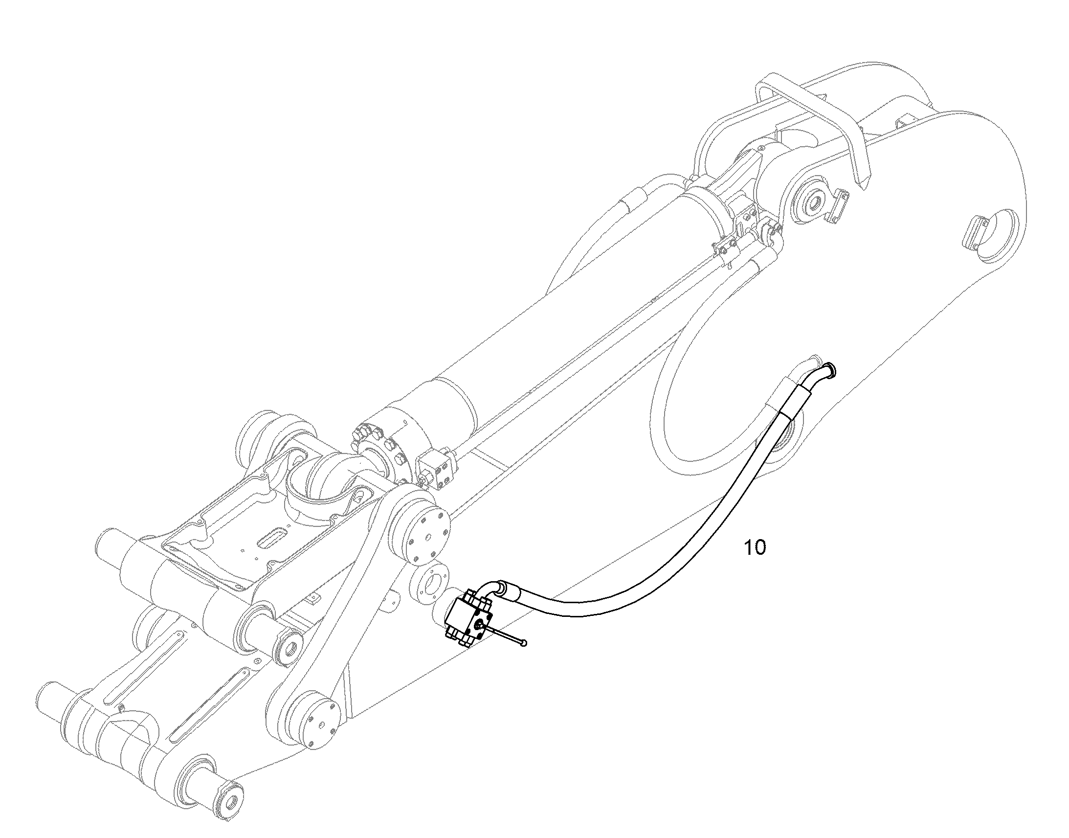 ПРОВОДКА МОНТАЖ AHS 10082325 LIEBHERR