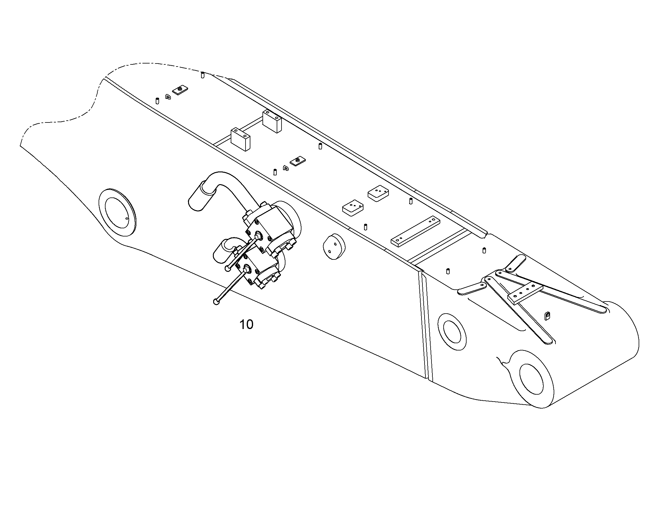 ПРОВОДКА МОНТАЖ AHS 10082357 LIEBHERR