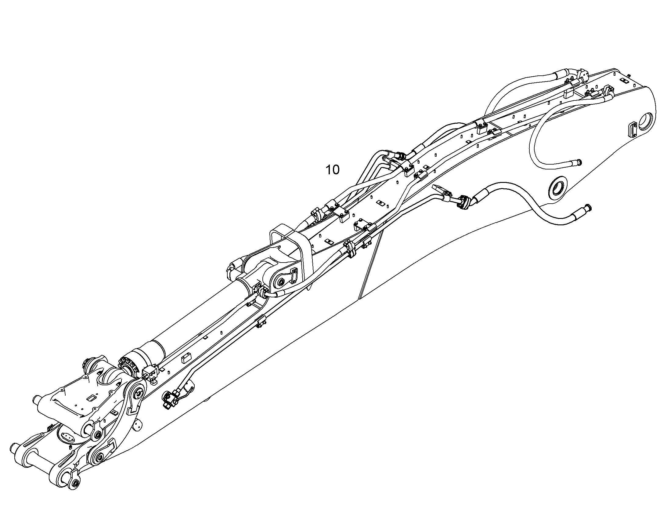 ПРОВОДКА МОНТАЖ AHS 10082703 LIEBHERR