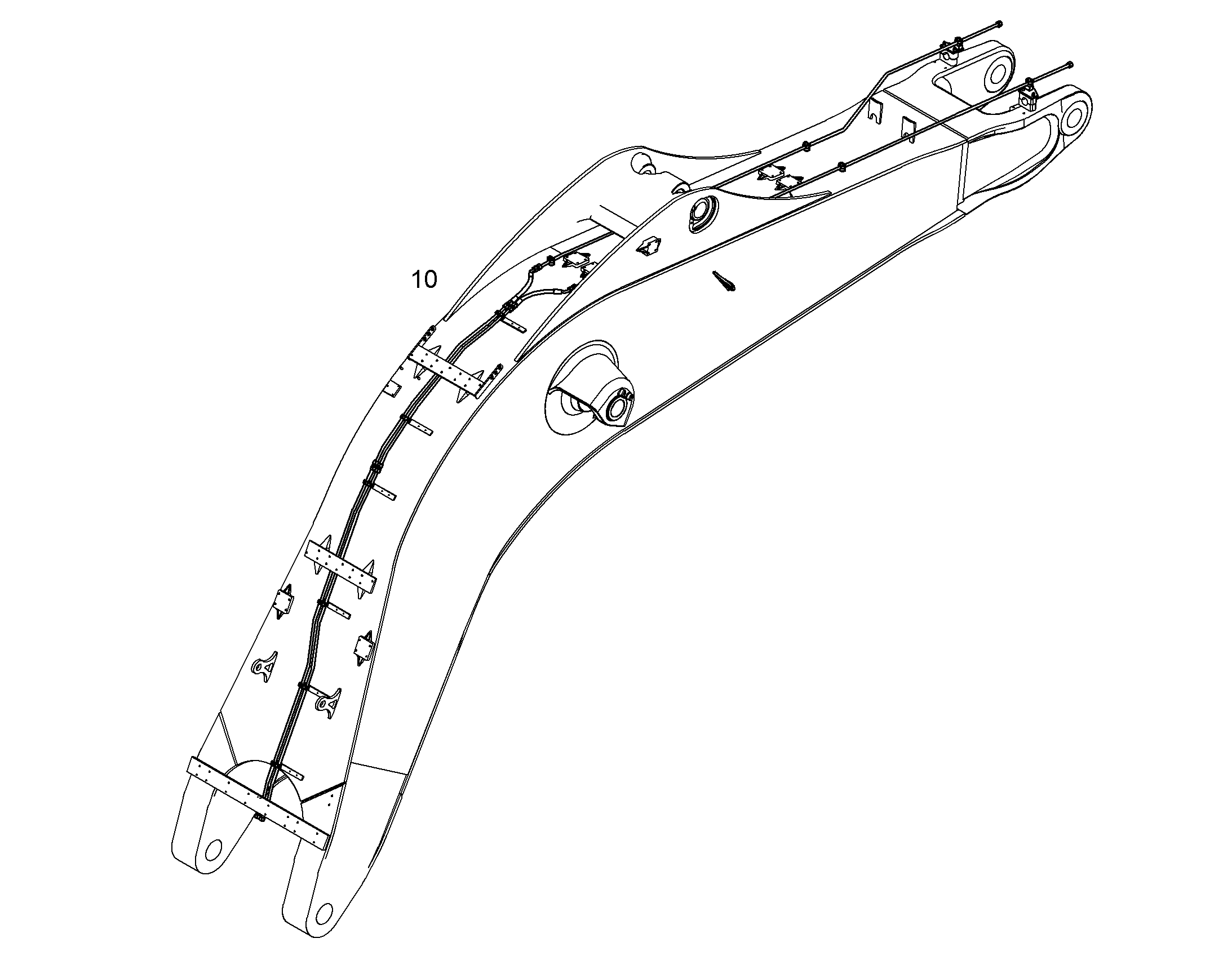 ПРОВОДКА ПРИВОД МЕХ. ПОВОРОТА 10074615 LIEBHERR