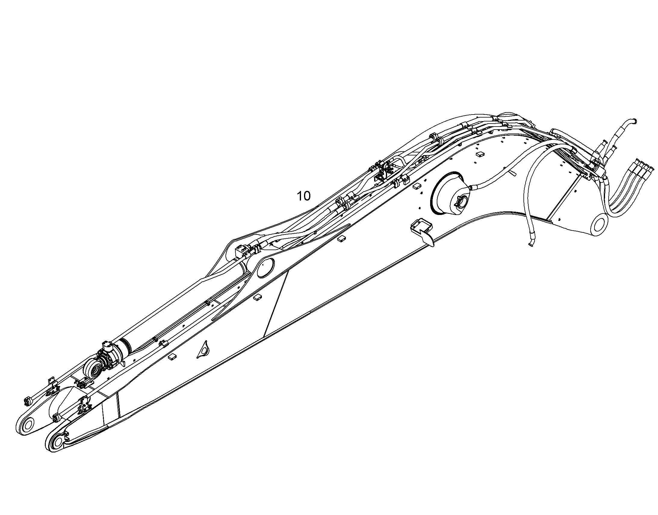 ПРОВОДКА ПРИВОД МЕХ. ПОВОРОТА 10087231 LIEBHERR