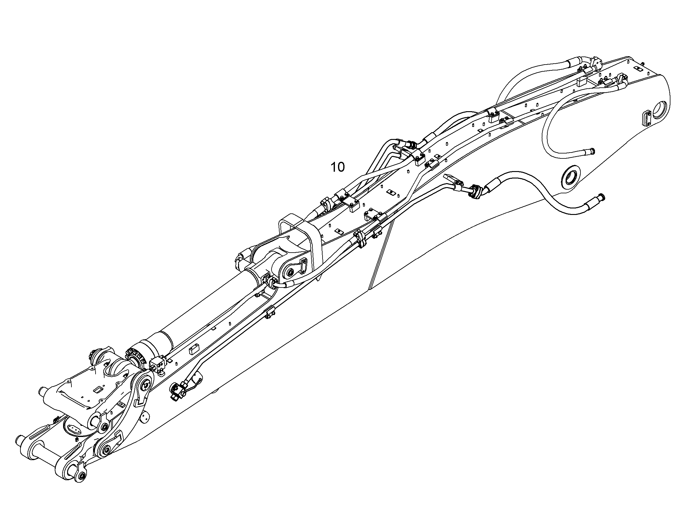 ПРОВОДКА МОНТАЖ AHS 10087294 LIEBHERR