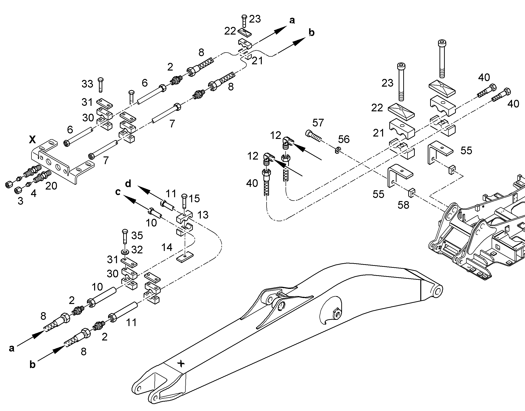 ШЛАНГ 12X2000 10292732 LIEBHERR